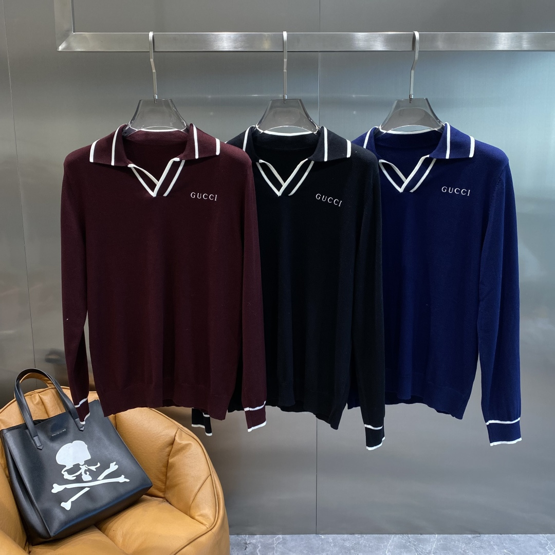 《𝙉𝙚𝙬🤍🖤古家》2025官网秋冬季最新毛衣，专柜同步在售爆款！特供羊毛混纺面料.手感舒适.可直接接触皮