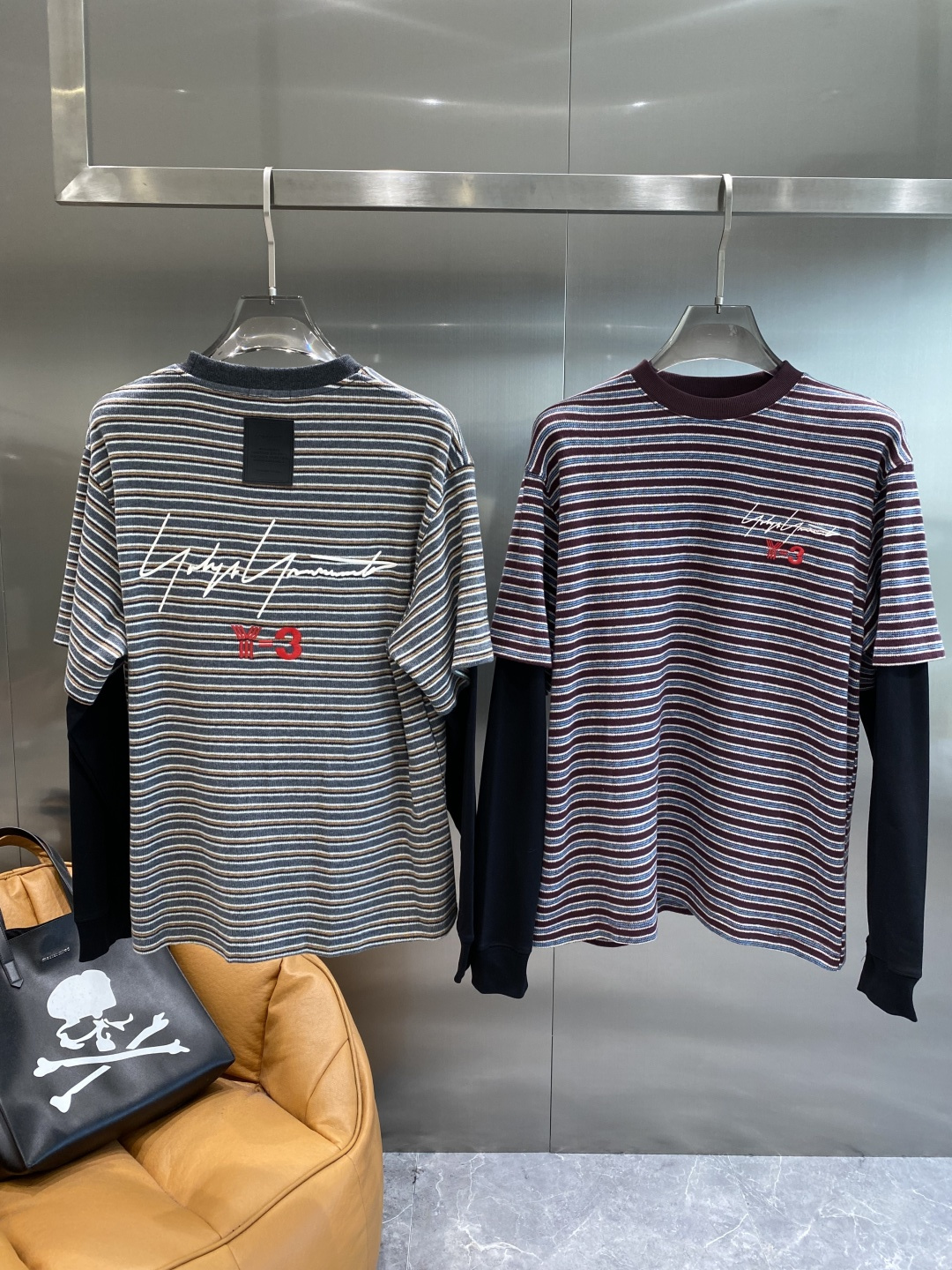 《𝙉𝙚𝙬🤍🖤Y3家》2025秋冬专柜新款 时尚休闲打底衫长袖T恤，精选进口高密度双面拉架棉面料，精致原版