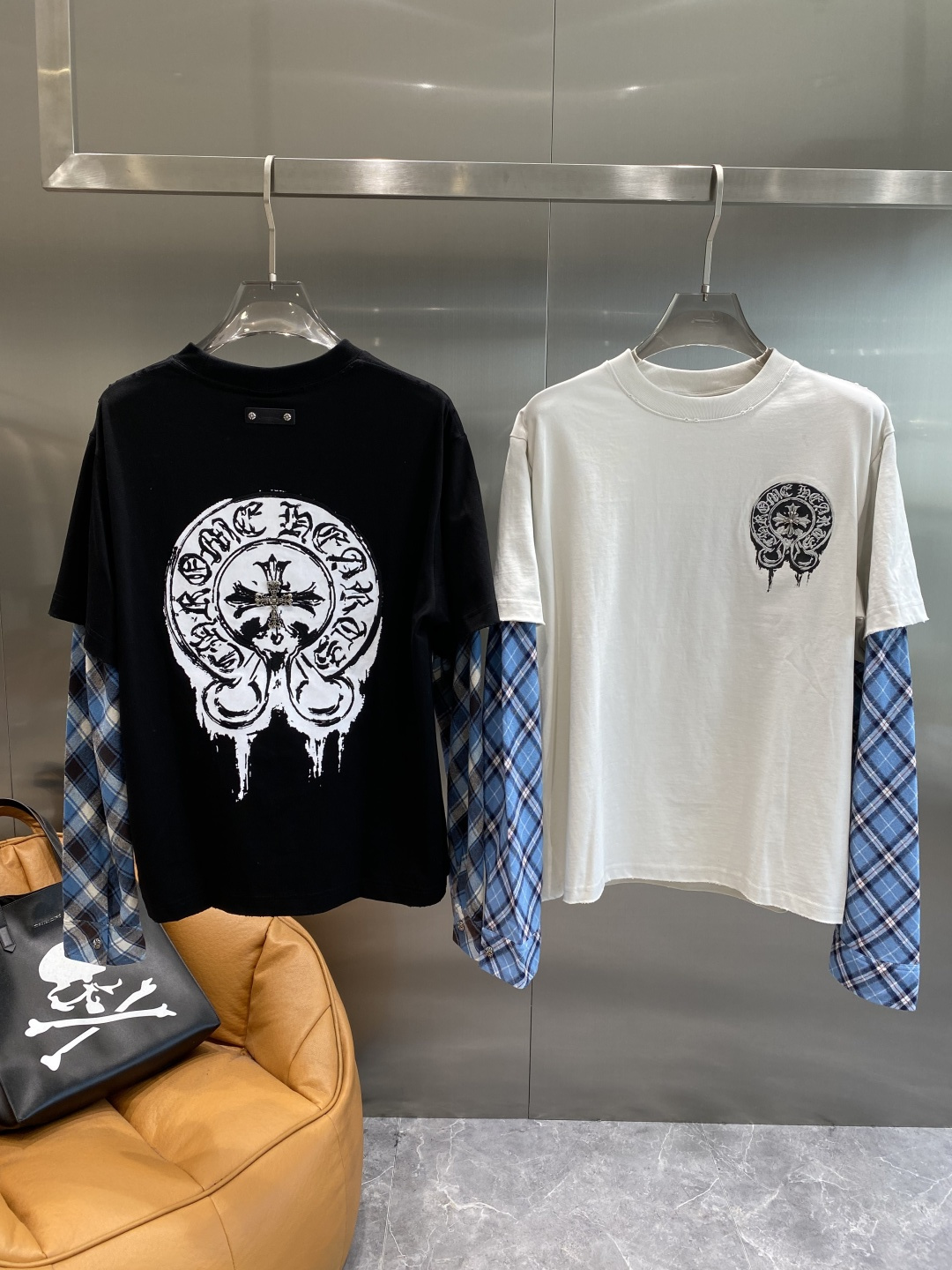 《𝙉𝙚𝙬🤍🖤克家》2025秋冬专柜新款 时尚休闲打底衫长袖T恤，精选进口高密度双面拉架棉面料，精致原版l