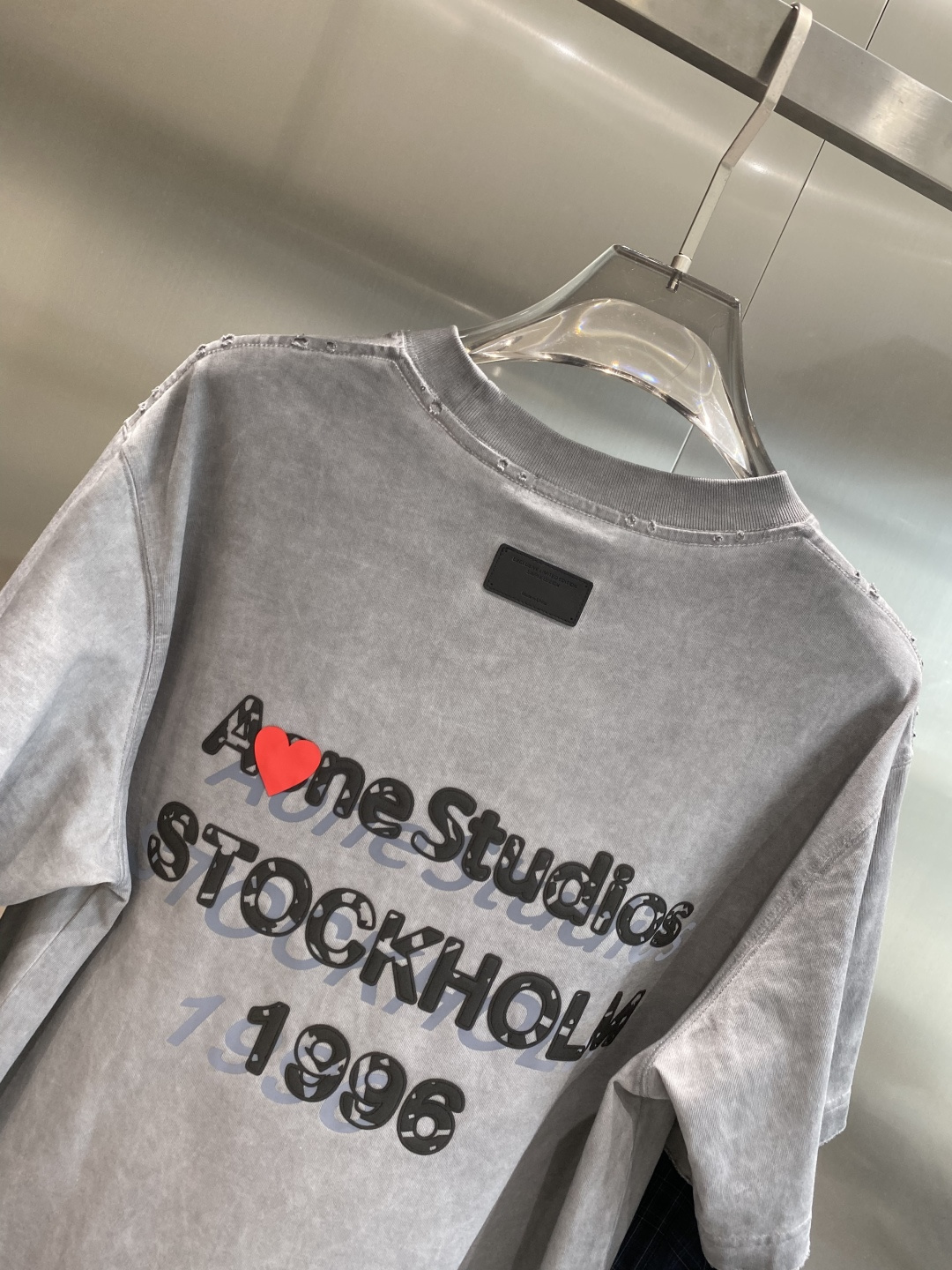 《𝙉𝙚𝙬🤍🖤Acne家》2025ss长袖t恤 定制全棉双纱紧密爽滑面料，布面干净，布纹清晰，手感非常细腻