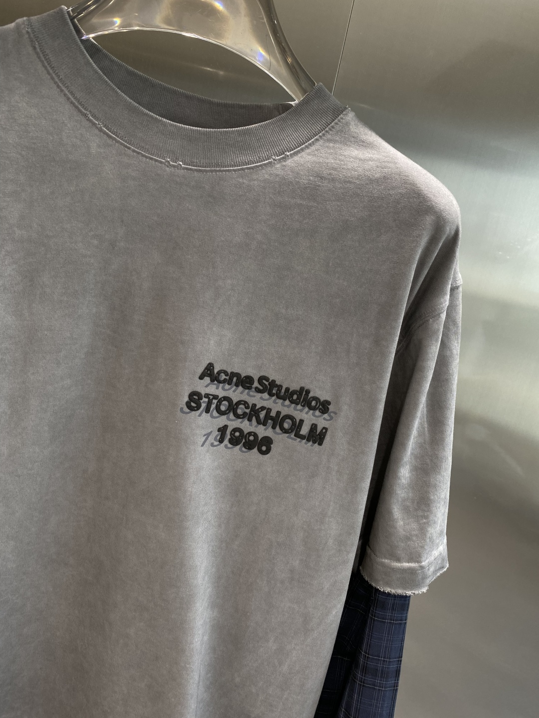《𝙉𝙚𝙬🤍🖤Acne家》2025ss长袖t恤 定制全棉双纱紧密爽滑面料，布面干净，布纹清晰，手感非常细腻