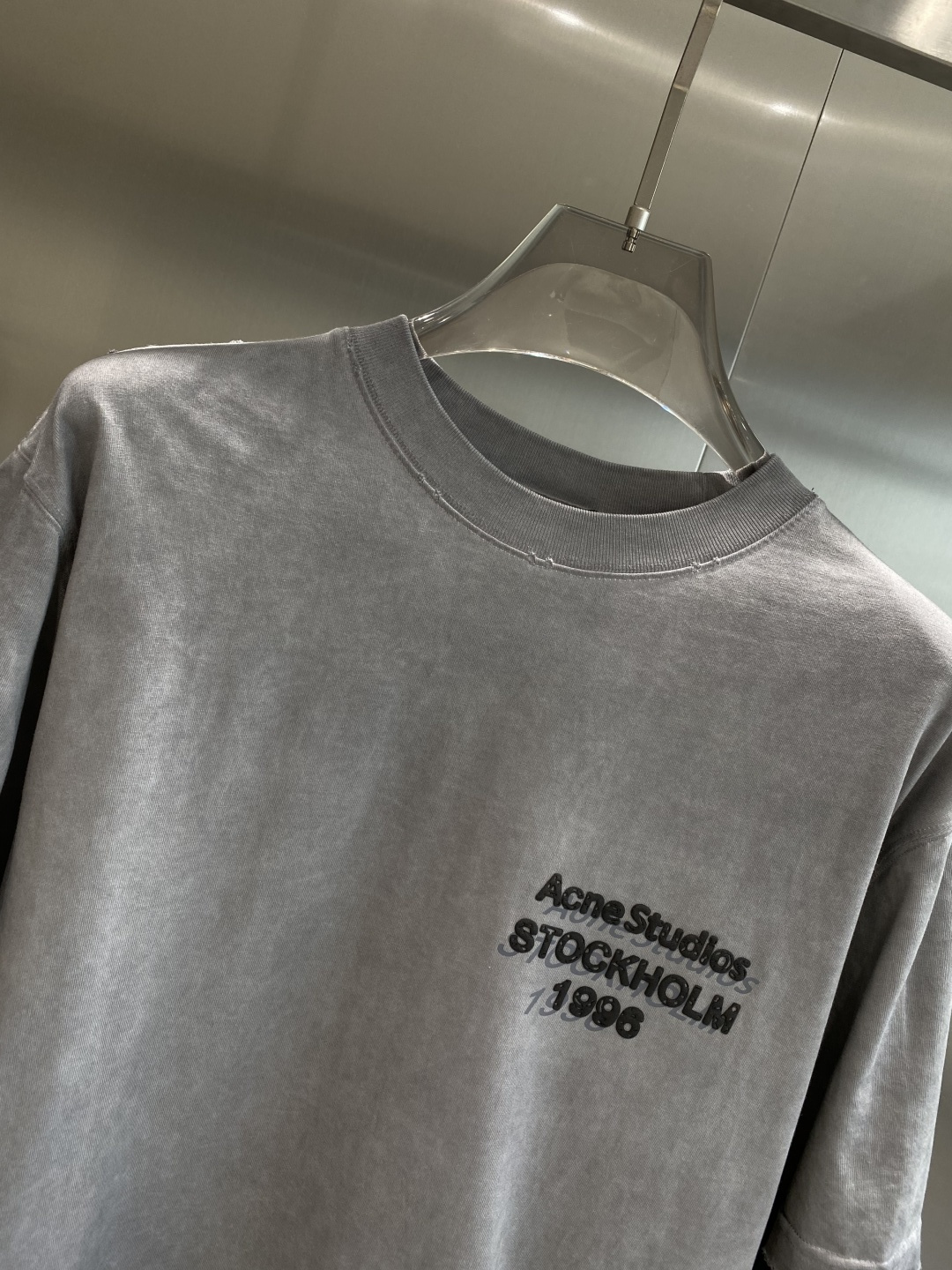 《𝙉𝙚𝙬🤍🖤Acne家》2025ss长袖t恤 定制全棉双纱紧密爽滑面料，布面干净，布纹清晰，手感非常细腻