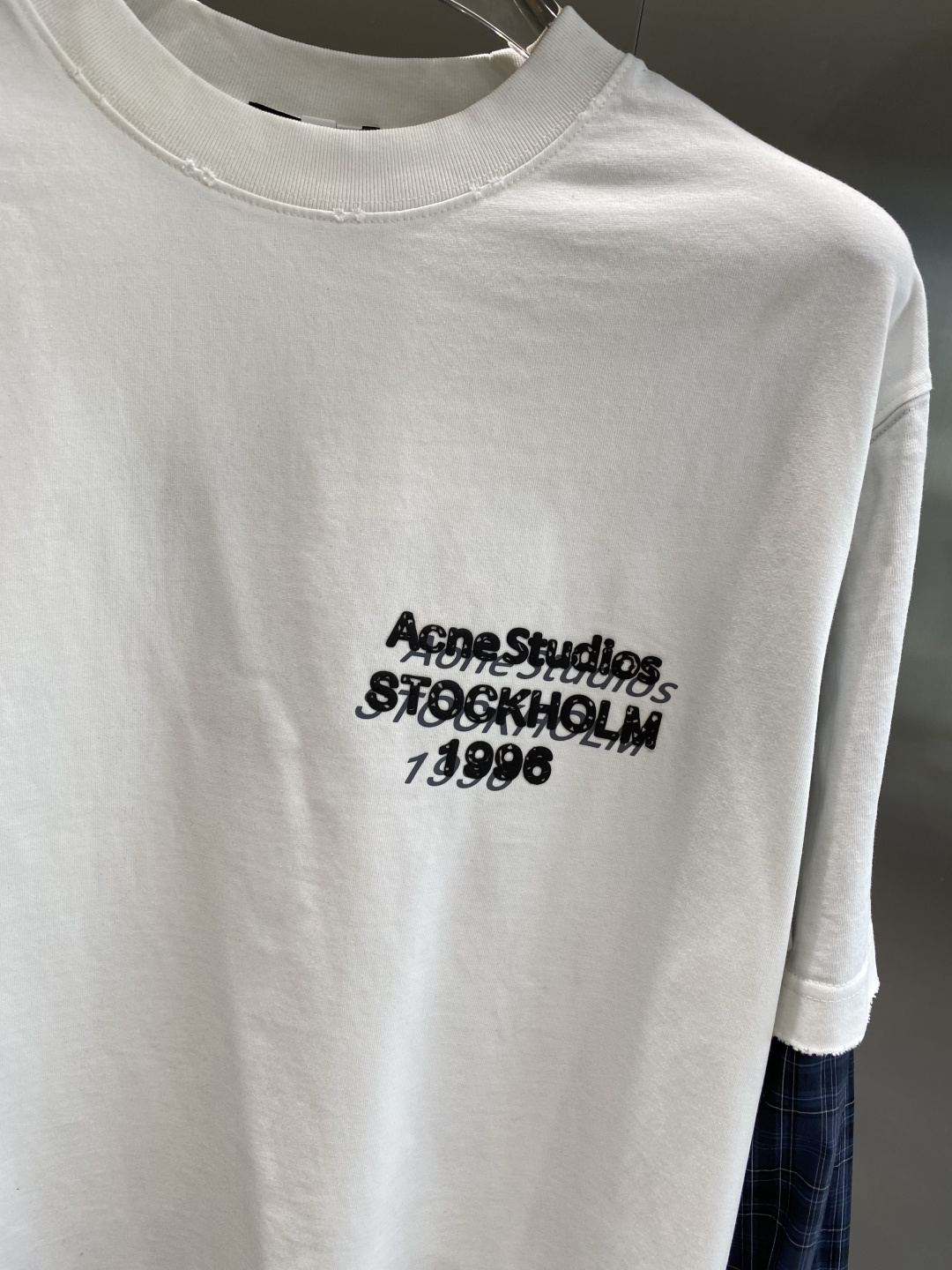 《𝙉𝙚𝙬🤍🖤Acne家》2025ss长袖t恤 定制全棉双纱紧密爽滑面料，布面干净，布纹清晰，手感非常细腻