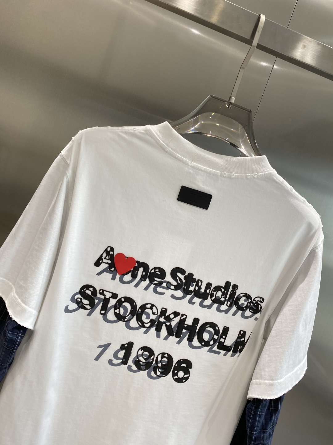 《𝙉𝙚𝙬🤍🖤Acne家》2025ss长袖t恤 定制全棉双纱紧密爽滑面料，布面干净，布纹清晰，手感非常细腻