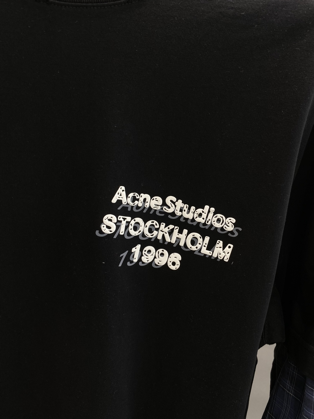 《𝙉𝙚𝙬🤍🖤Acne家》2025ss长袖t恤 定制全棉双纱紧密爽滑面料，布面干净，布纹清晰，手感非常细腻