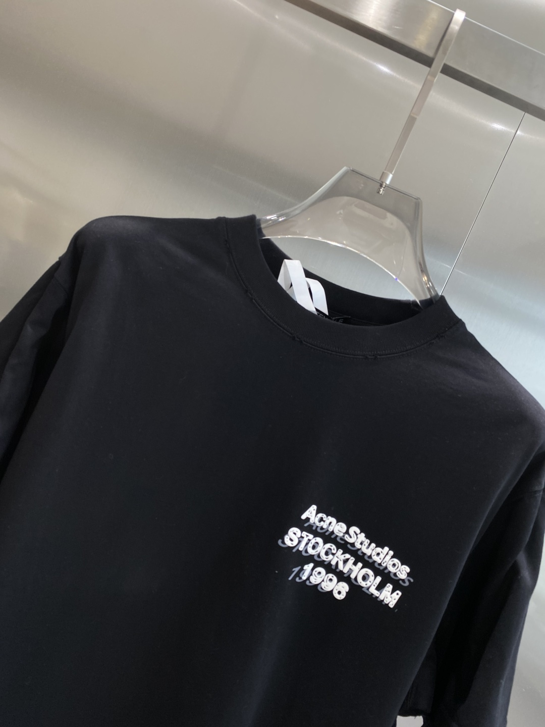 《𝙉𝙚𝙬🤍🖤Acne家》2025ss长袖t恤 定制全棉双纱紧密爽滑面料，布面干净，布纹清晰，手感非常细腻