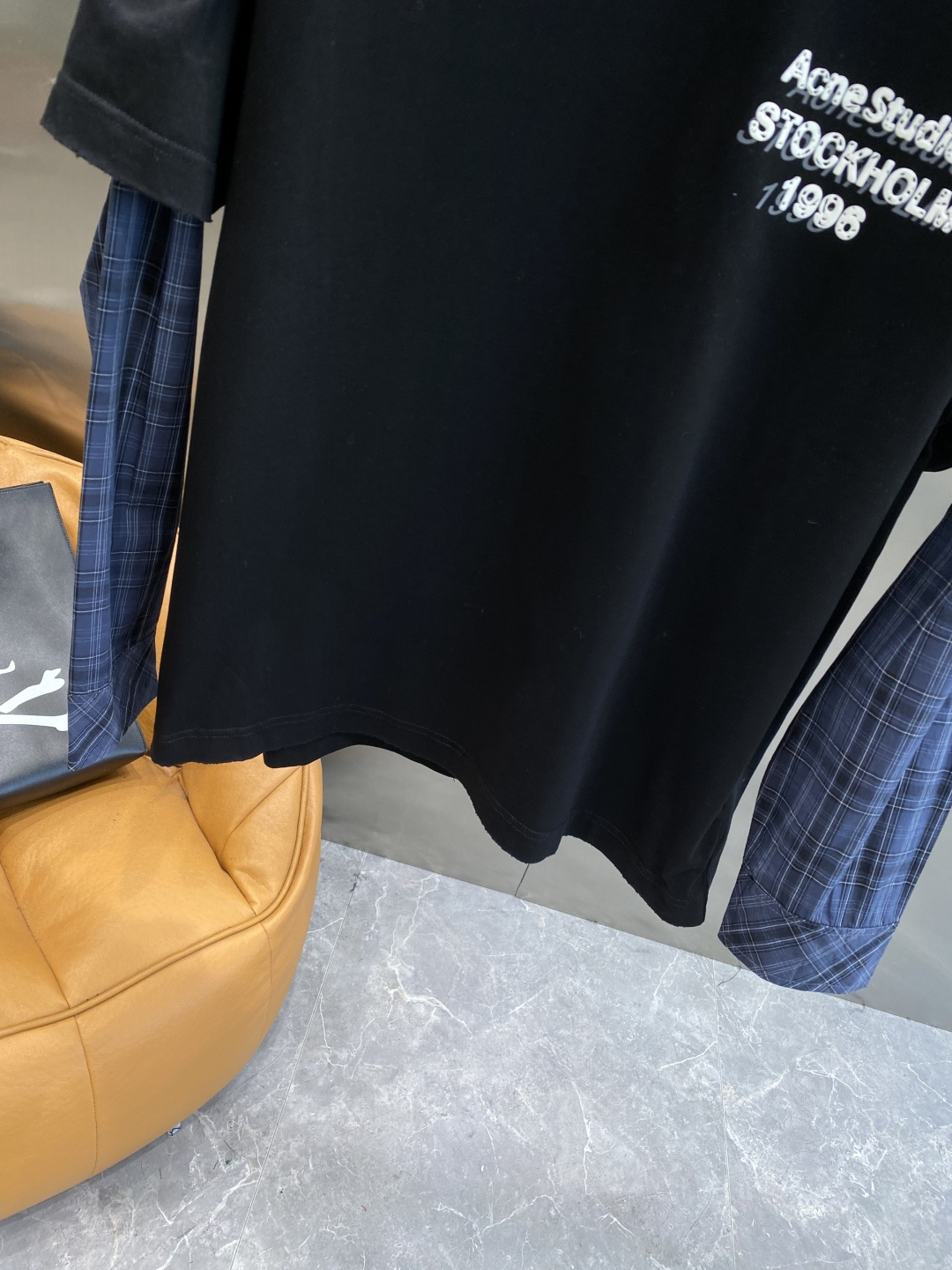 《𝙉𝙚𝙬🤍🖤Acne家》2025ss长袖t恤 定制全棉双纱紧密爽滑面料，布面干净，布纹清晰，手感非常细腻