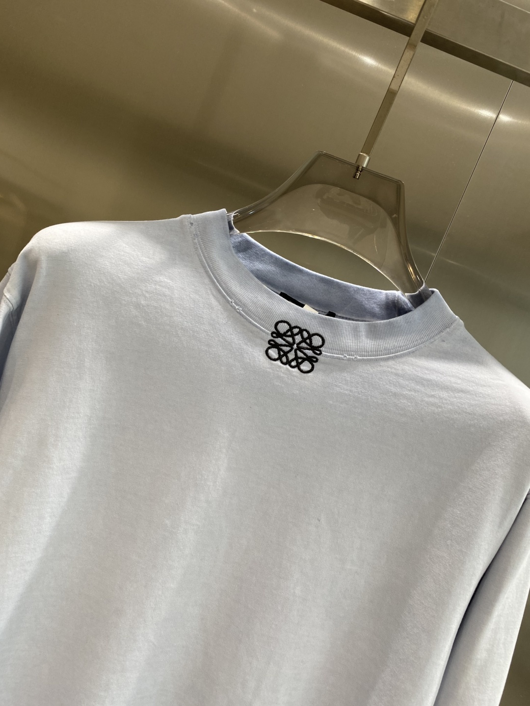 《𝙉𝙚𝙬🤍🖤罗家》2025ss长袖t恤 定制全棉双纱紧密爽滑面料，布面干净，布纹清晰，手感非常细腻 紧实