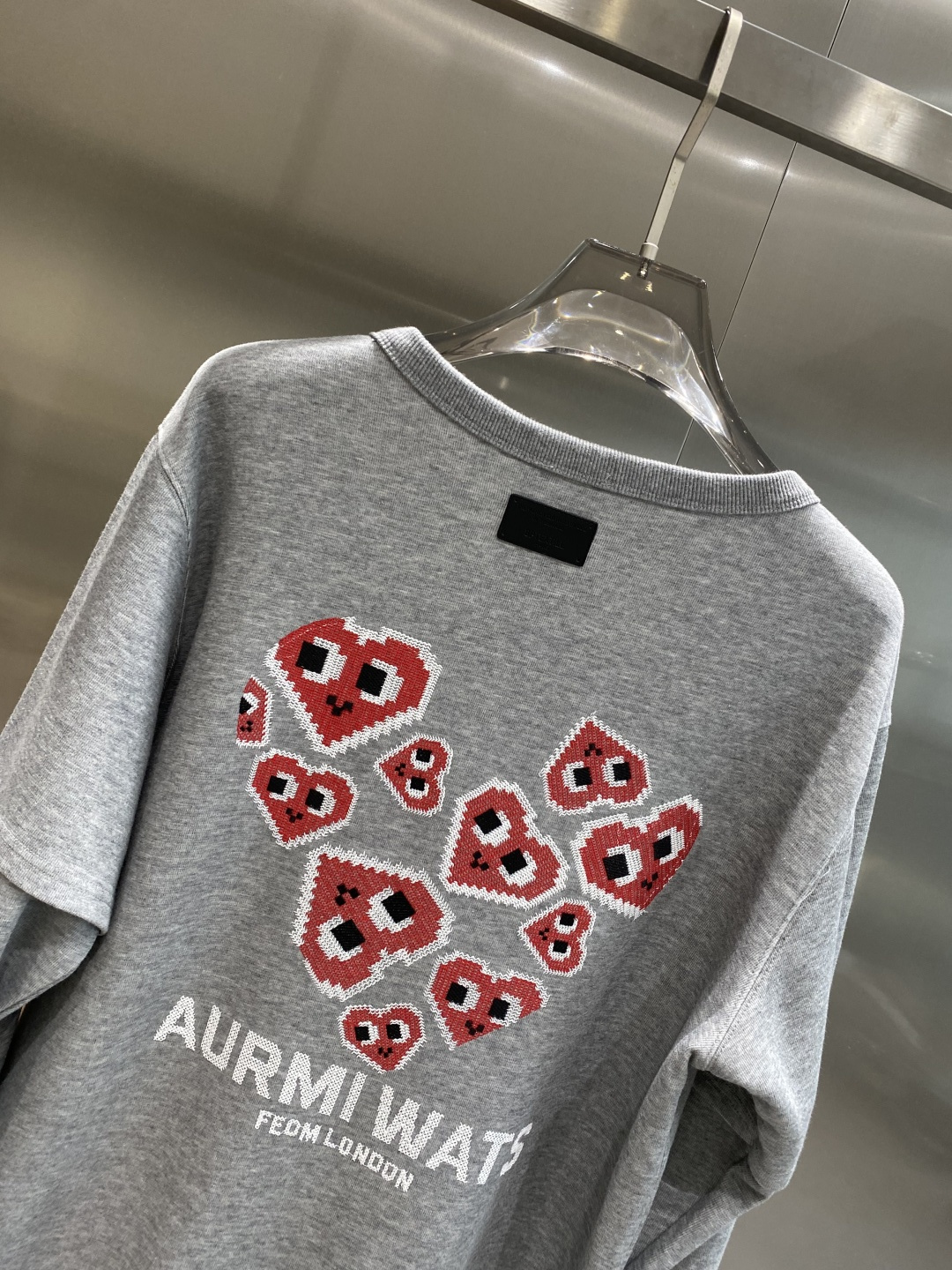 《𝙉𝙚𝙬🤍🖤AMI家》2025ss长袖t恤 定制全棉双纱紧密爽滑面料，布面干净，布纹清晰，手感非常细腻 