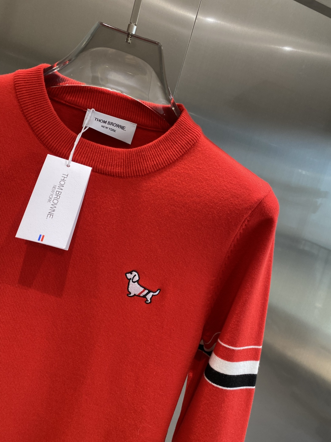 🌾 新年中国红系列♥️♥️♥️《𝙉𝙚𝙬🤍🖤TB家》2025ss秋冬新品时尚休闲打底单穿圆领商务休闲基础高