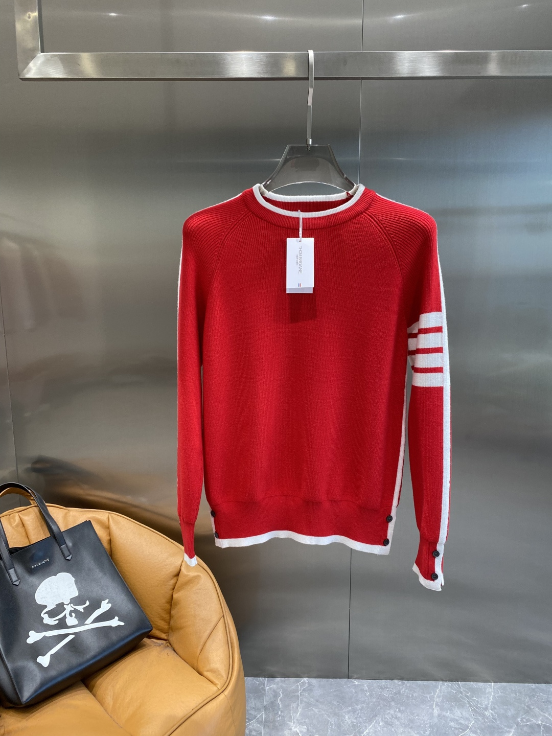 🌾 新年中国红系列♥️♥️♥️《𝙉𝙚𝙬🤍🖤TB家》2025ss秋冬新品时尚休闲打底单穿圆领商务休闲基础高