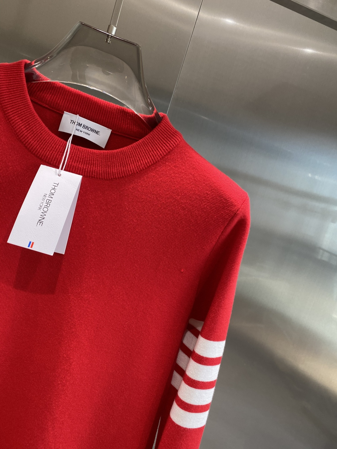 🌾 新年中国红系列♥️♥️♥️《𝙉𝙚𝙬🤍🖤TB家》2025ss秋冬新品时尚休闲打底单穿圆领商务休闲基础高