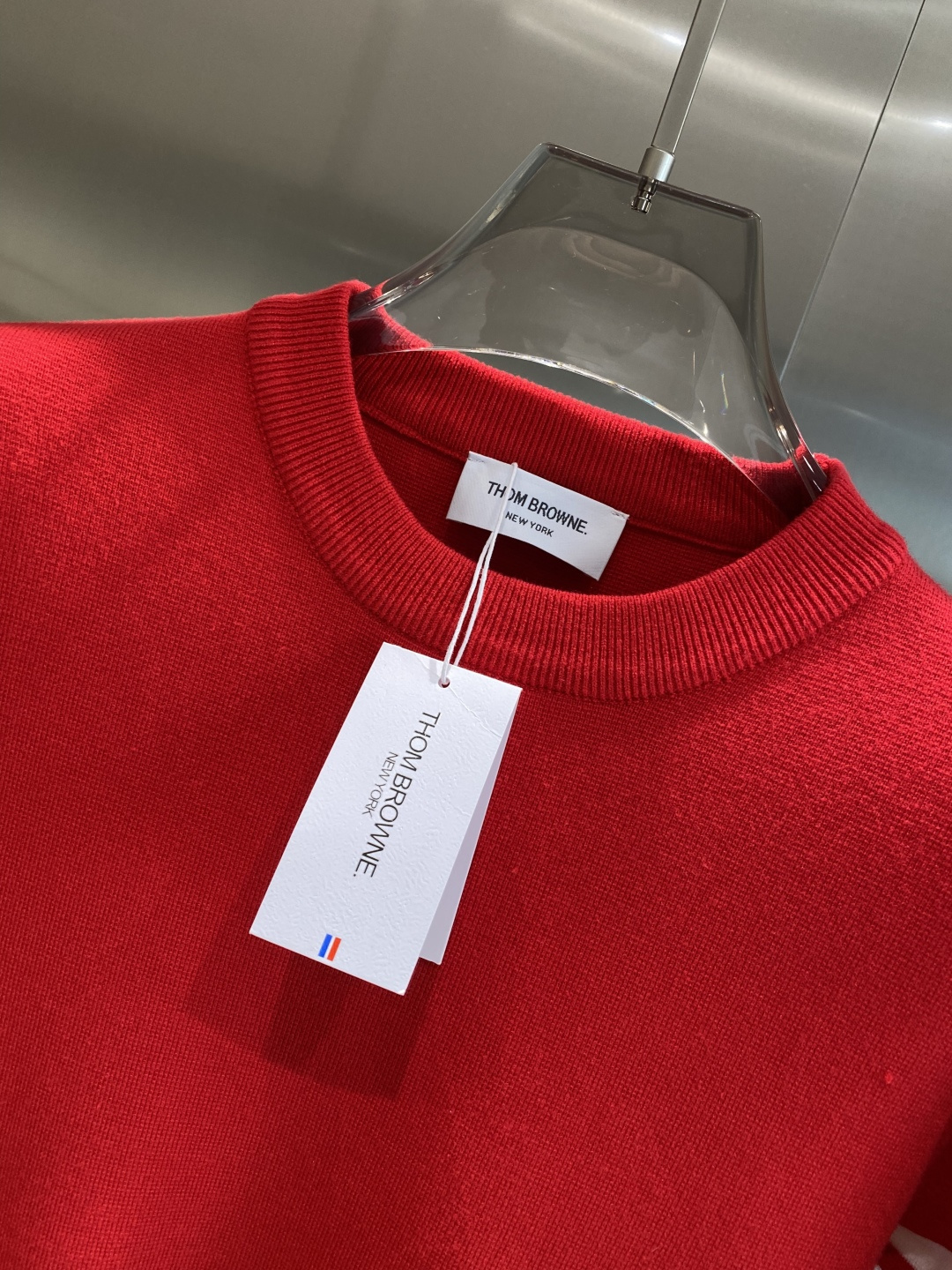 🌾 新年中国红系列♥️♥️♥️《𝙉𝙚𝙬🤍🖤TB家》2025ss秋冬新品时尚休闲打底单穿圆领商务休闲基础高