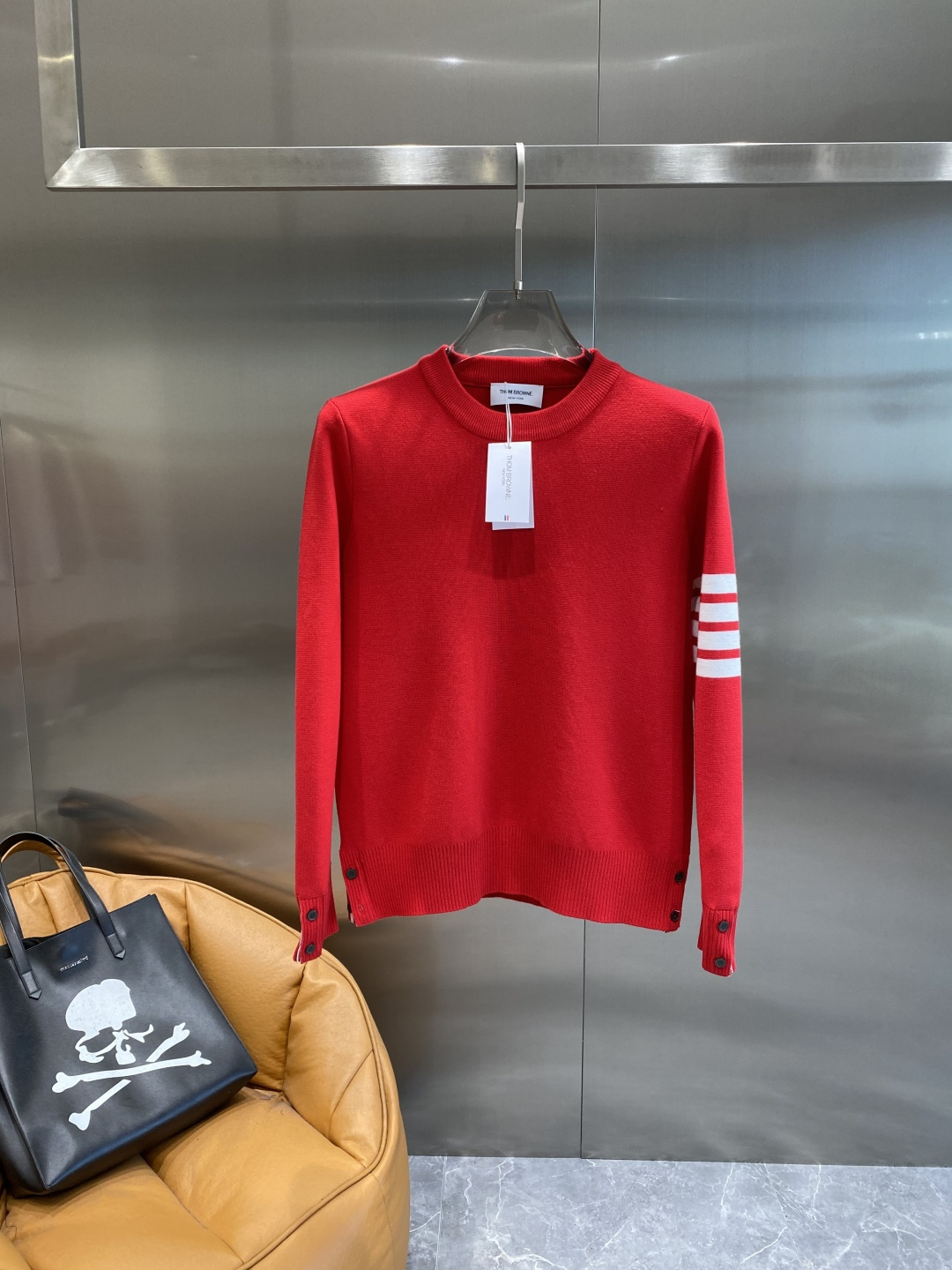 🌾 新年中国红系列♥️♥️♥️《𝙉𝙚𝙬🤍🖤TB家》2025ss秋冬新品时尚休闲打底单穿圆领商务休闲基础高