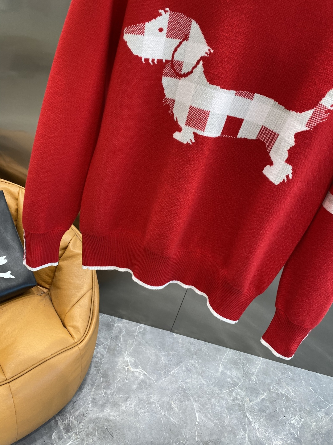 🌾 新年中国红系列♥️♥️♥️《𝙉𝙚𝙬🤍🖤TB家》2025ss秋冬新品时尚休闲打底单穿圆领商务休闲基础高