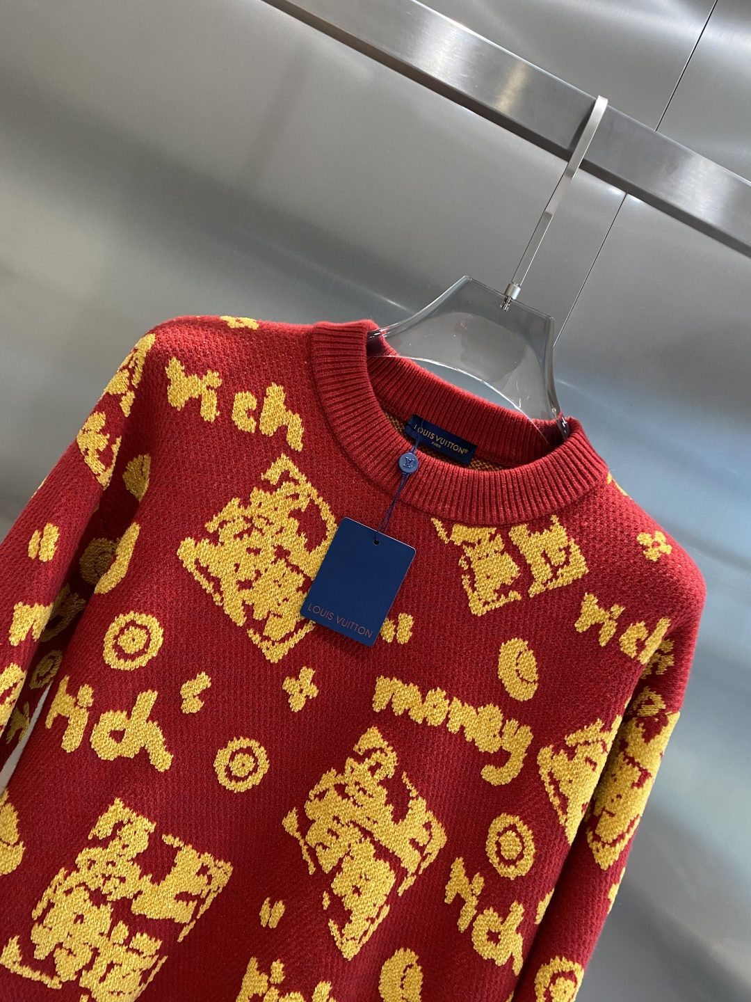 🌾 新年中国红系列♥️♥️♥️《𝙉𝙚𝙬🤍🖤驴家》2025ss秋冬新品时尚休闲打底单穿圆领商务休闲基础高档