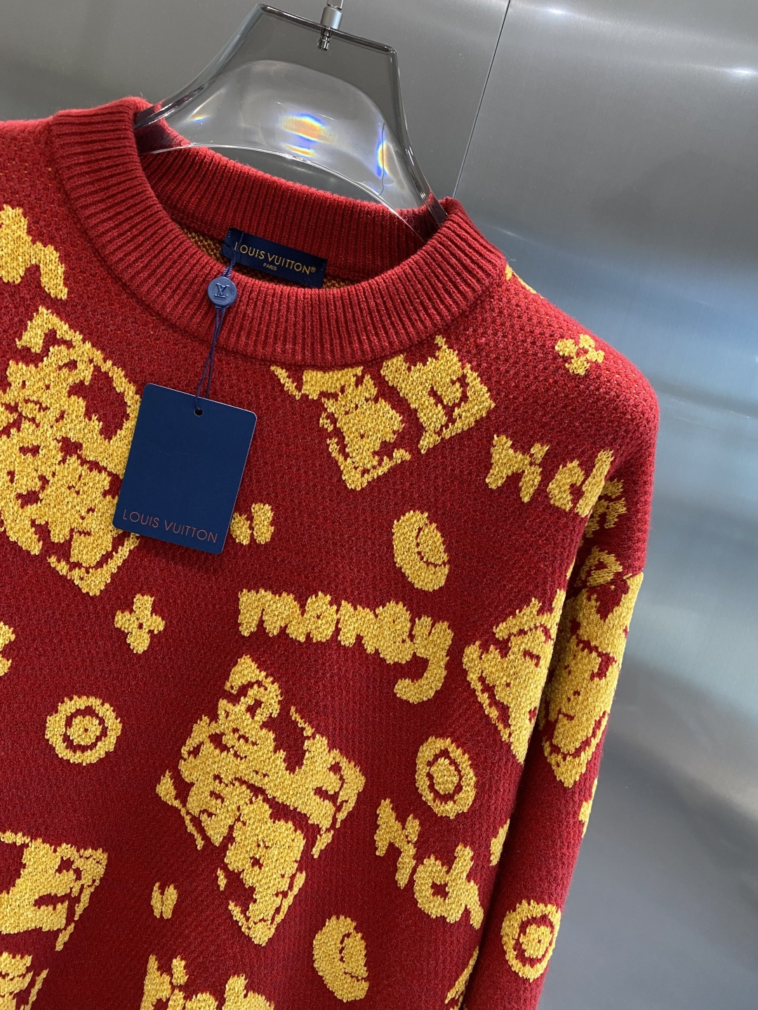 🌾 新年中国红系列♥️♥️♥️《𝙉𝙚𝙬🤍🖤驴家》2025ss秋冬新品时尚休闲打底单穿圆领商务休闲基础高档