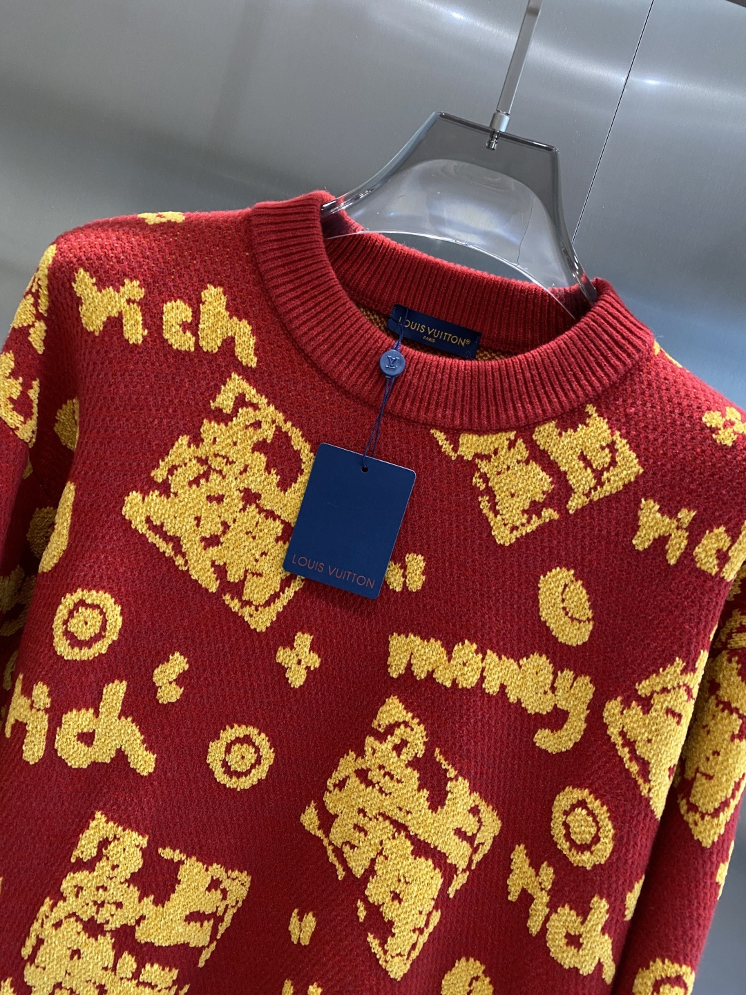 🌾 新年中国红系列♥️♥️♥️《𝙉𝙚𝙬🤍🖤驴家》2025ss秋冬新品时尚休闲打底单穿圆领商务休闲基础高档