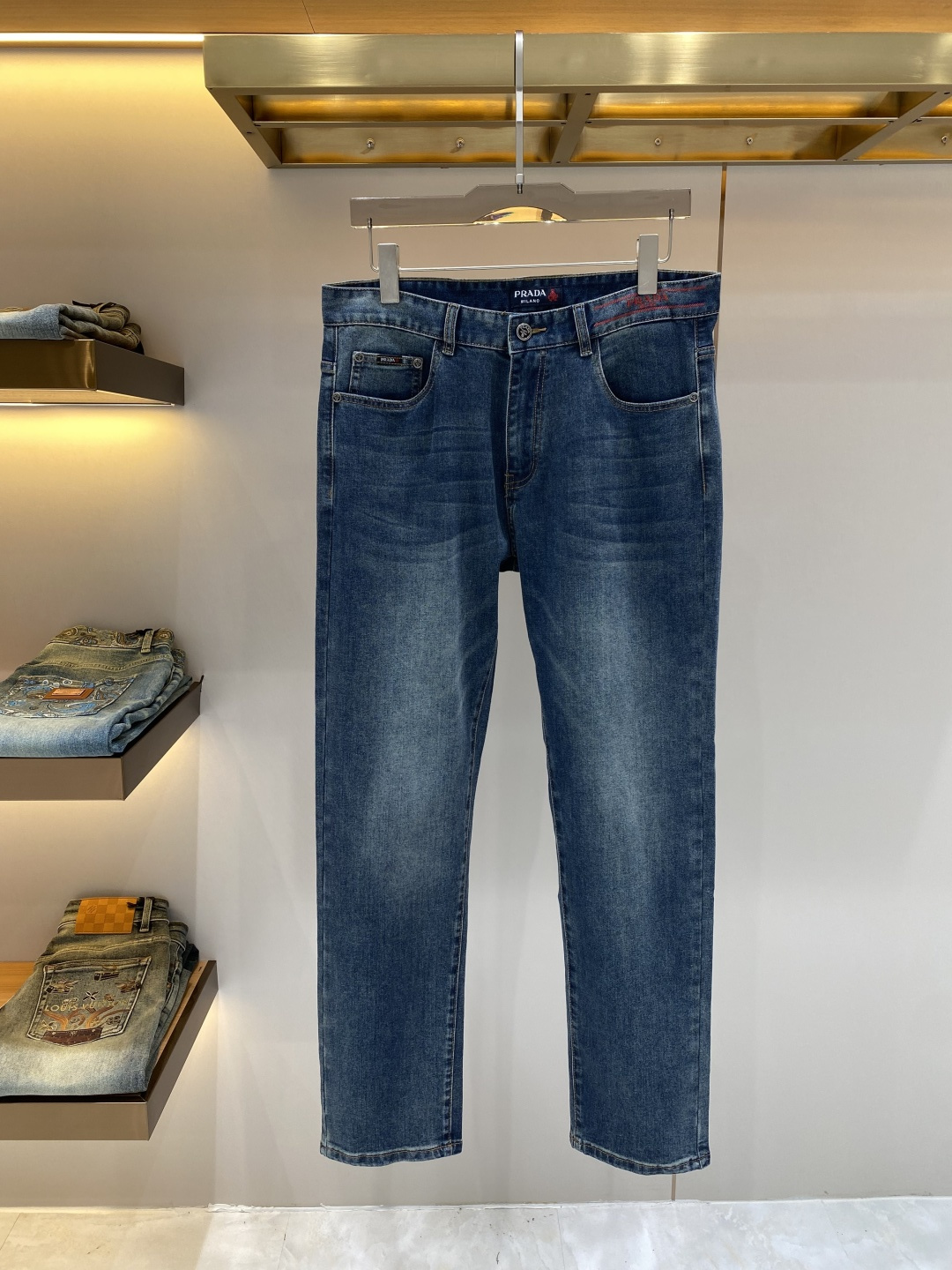 支持年后售后✅《𝙉𝙚𝙬🖤❤️普家》2026春款爆款新品 有售 实体店极品牛仔裤 原版好货，市场最高版本的