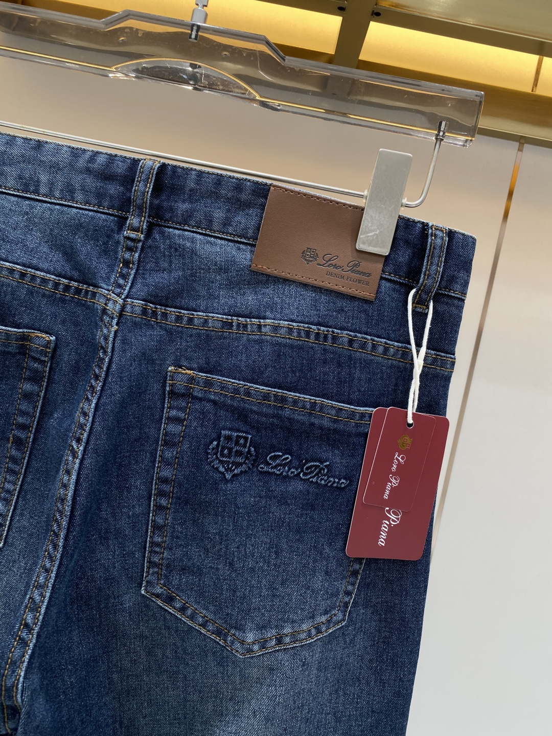支持年后售后✅《𝙉𝙚𝙬🖤❤️Loro Piana家》2026春款爆款新品 有售 实体店极品牛仔裤 原版好