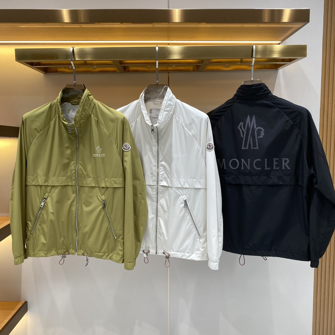 《𝙉𝙚𝙬🖤❤️蒙家》2026ss官网同款，早春新款男士夹克外套，时尚休闲高端版本！专柜定制面料 透气舒适