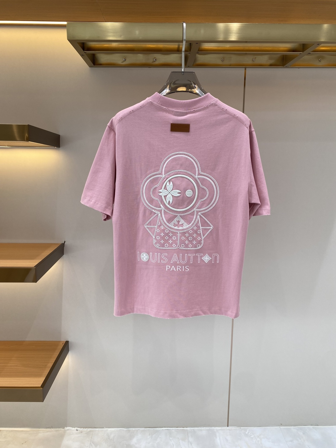《𝙉𝙚𝙬🖤❤️驴家》2026ss新工艺logo高品质纯棉质阔版圆领男士短袖T恤，新季新推系列将标识巧妙融