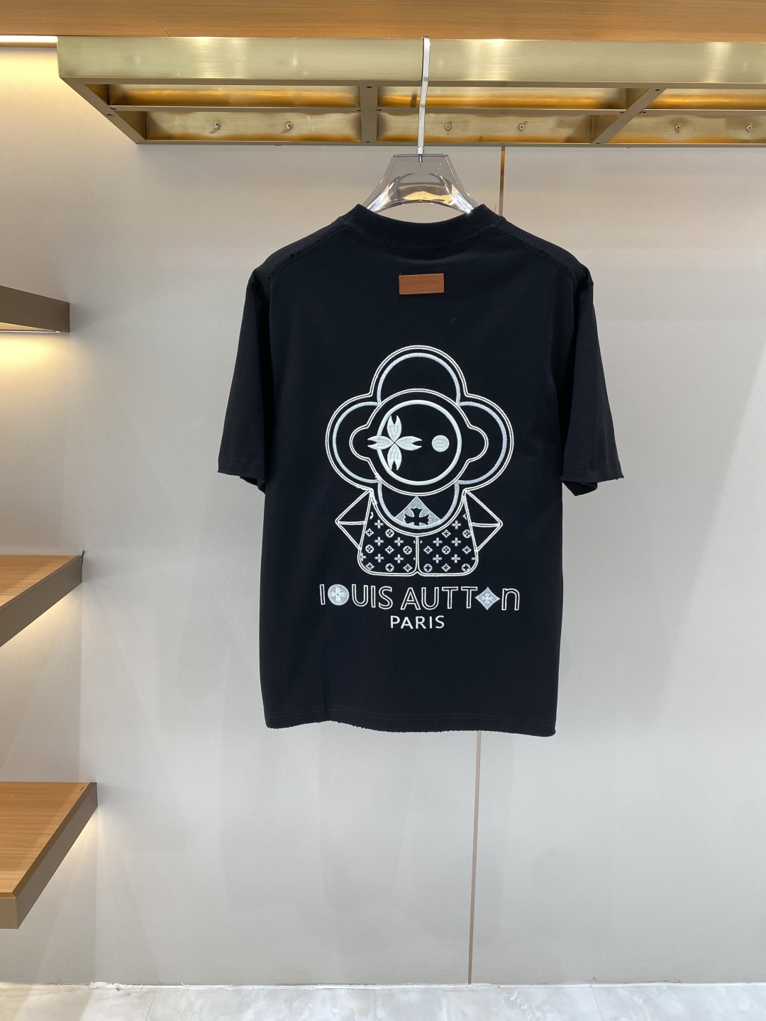 《𝙉𝙚𝙬🖤❤️驴家》2026ss新工艺logo高品质纯棉质阔版圆领男士短袖T恤，新季新推系列将标识巧妙融