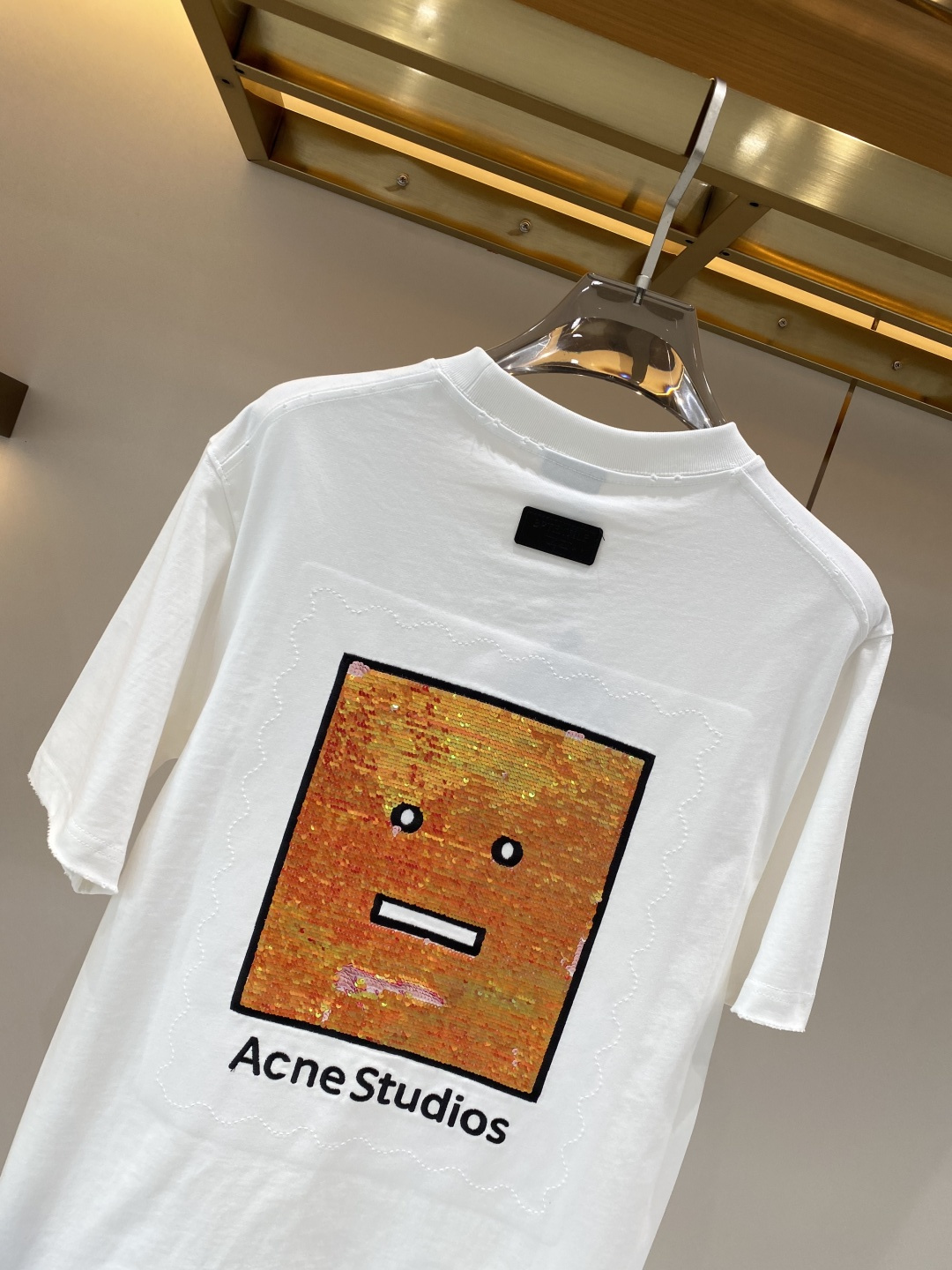 《𝙉𝙚𝙬🖤❤️ACE家》2026ss新工艺logo高品质纯棉质阔版圆领男士短袖T恤，新季新推系列将标识巧