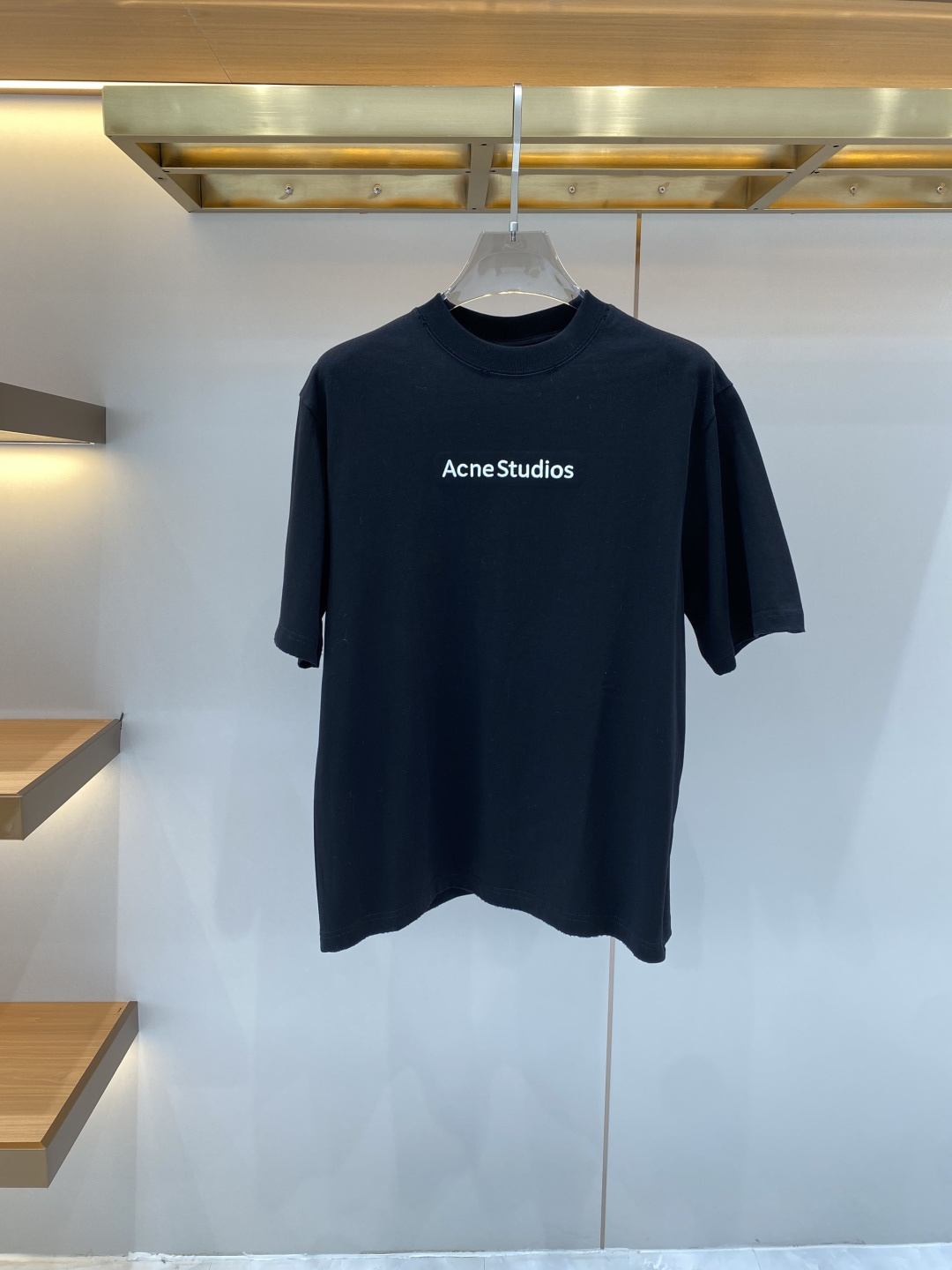 《𝙉𝙚𝙬🖤❤️ACE家》2026ss新工艺logo高品质纯棉质阔版圆领男士短袖T恤，新季新推系列将标识巧
