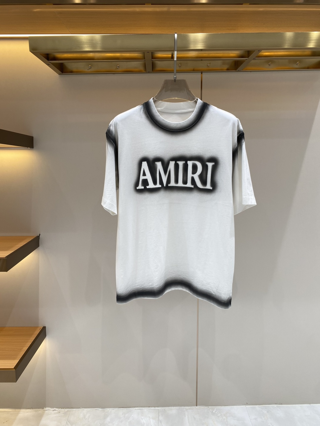 《𝙉𝙚𝙬🖤❤️AMIRI家》2026ss新工艺logo高品质纯棉质阔版圆领男士短袖T恤，新季新推系列将标