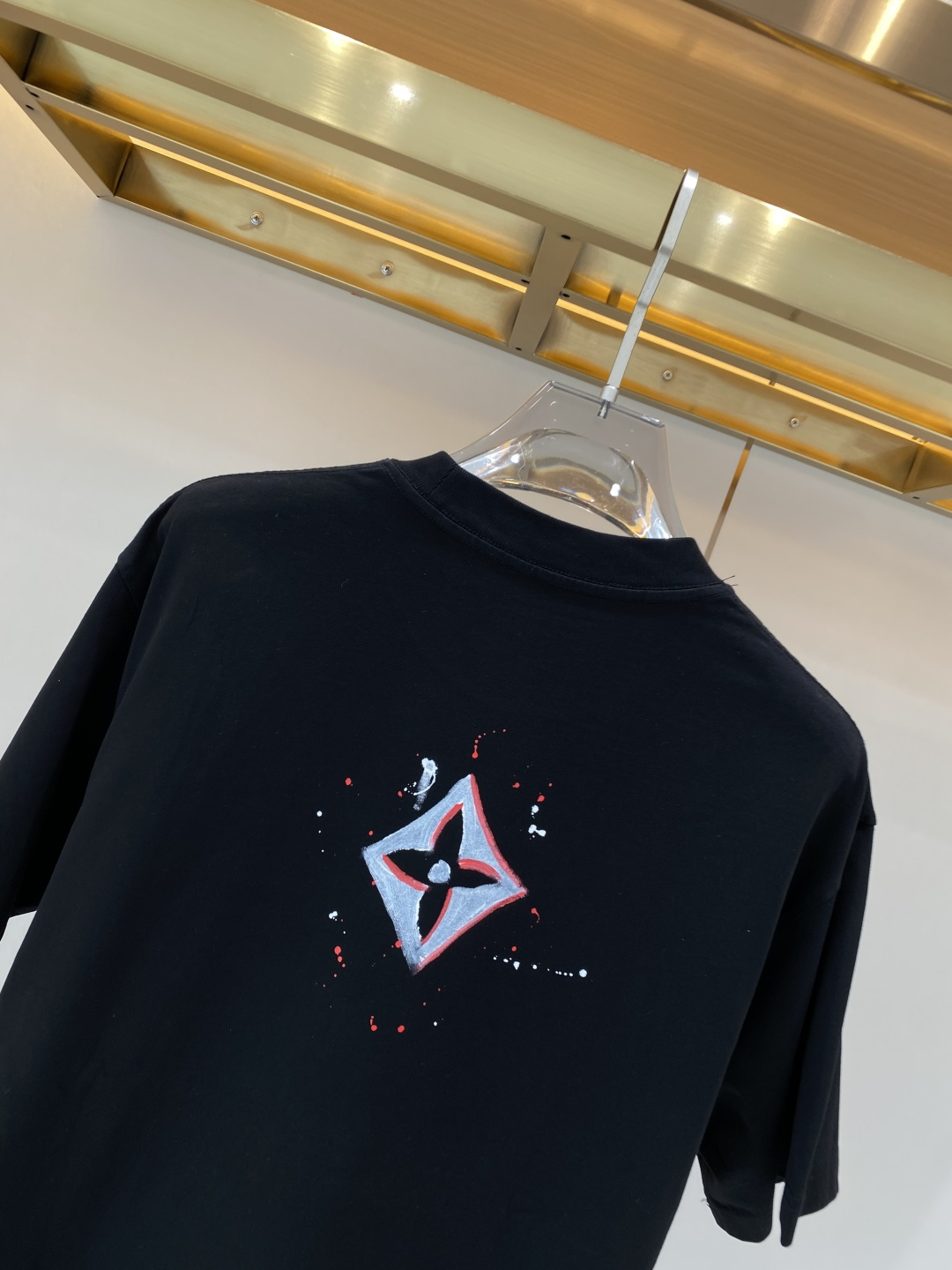 《𝙉𝙚𝙬🖤❤️驴家》2026ss新工艺logo高品质纯棉质阔版圆领男士短袖T恤，新季新推系列将标识巧妙融