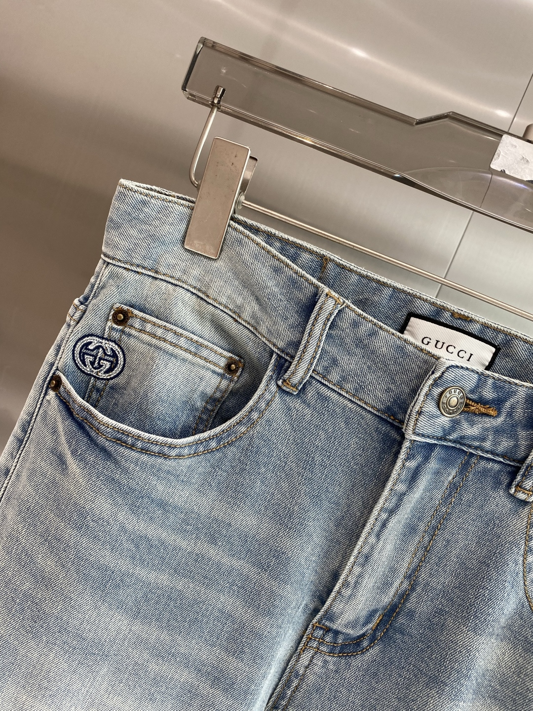 《𝙉𝙚𝙬🖤❤️古家》2026春款重工水洗休闲牛仔裤，进口原版水洗弹力面料，舒适有弹性，独特设计，版型超正