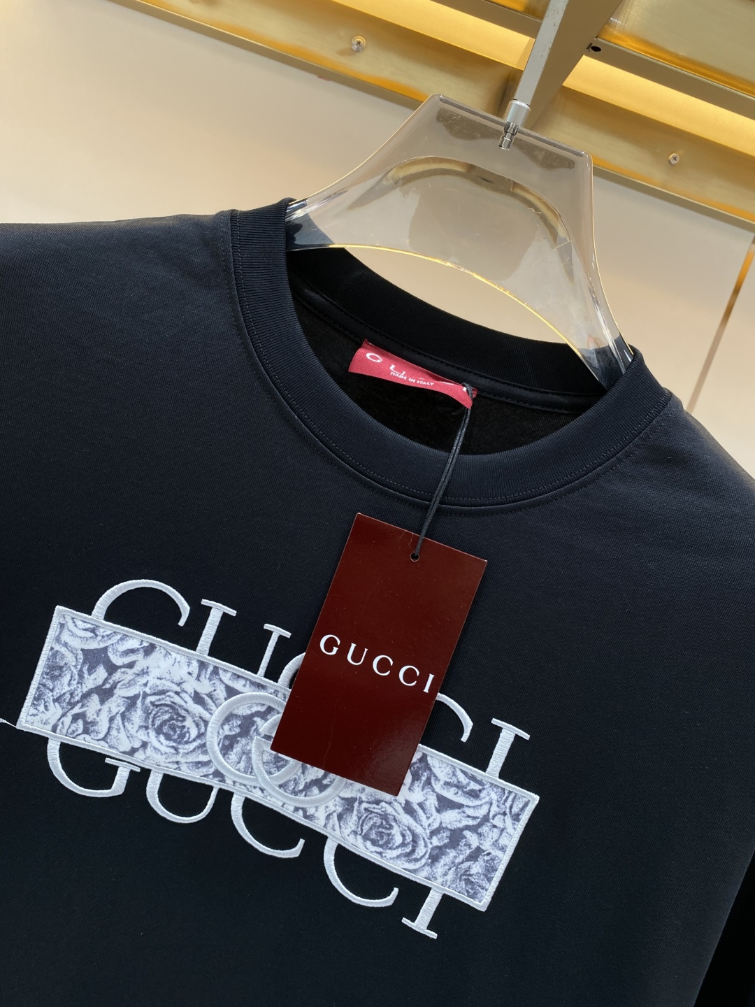 《𝙉𝙚𝙬🖤❤️古家》2026新款首发专柜最新款短袖圆领T恤 高端订制 设计前卫时尚！logo工艺设计 高