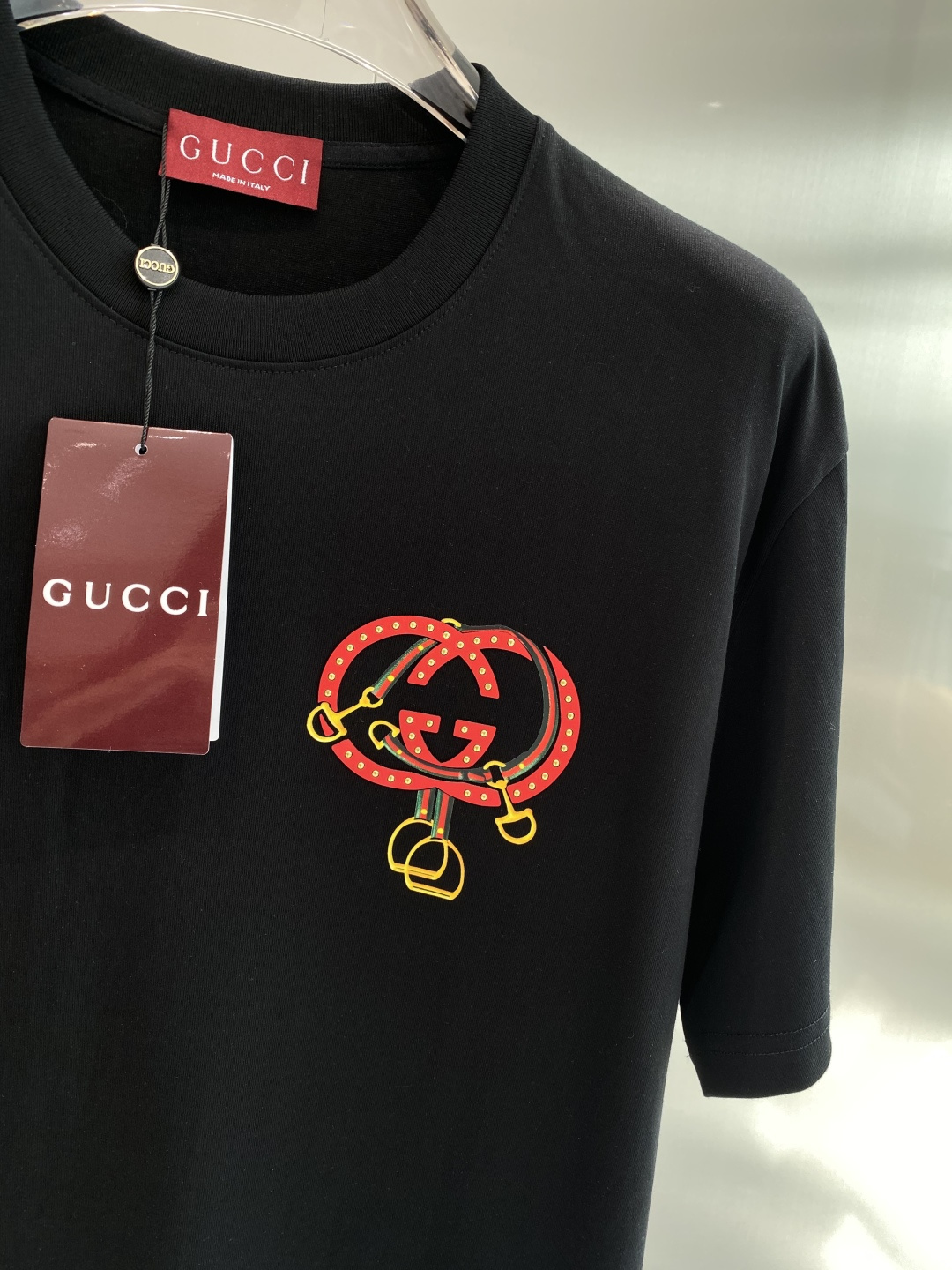 《𝙉𝙚𝙬🖤❤️古家》2026新款首发专柜最新款短袖圆领T恤 高端订制 设计前卫时尚！品牌logo工艺设计