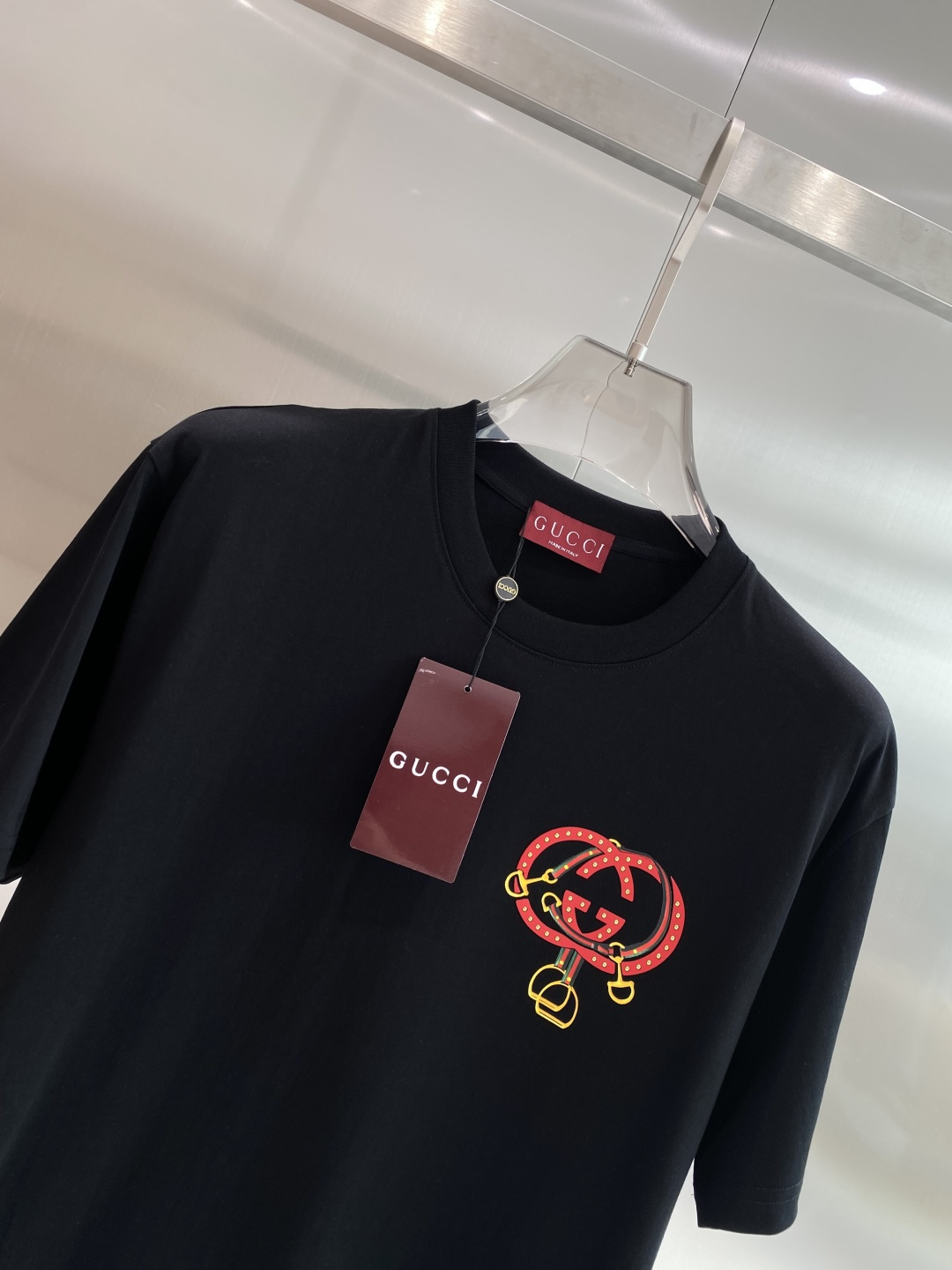 《𝙉𝙚𝙬🖤❤️古家》2026新款首发专柜最新款短袖圆领T恤 高端订制 设计前卫时尚！品牌logo工艺设计