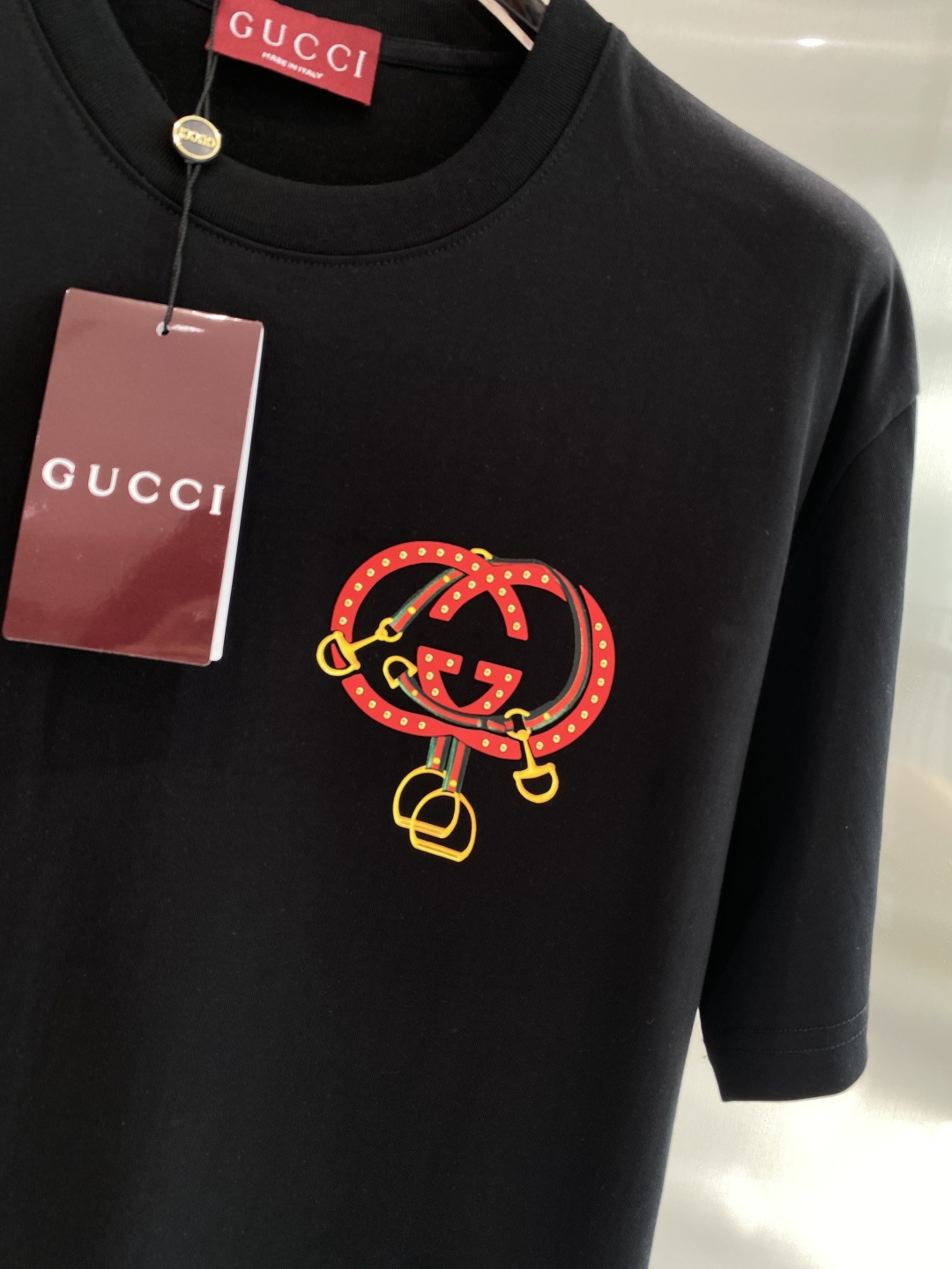 《𝙉𝙚𝙬🖤❤️古家》2026新款首发专柜最新款短袖圆领T恤 高端订制 设计前卫时尚！品牌logo工艺设计