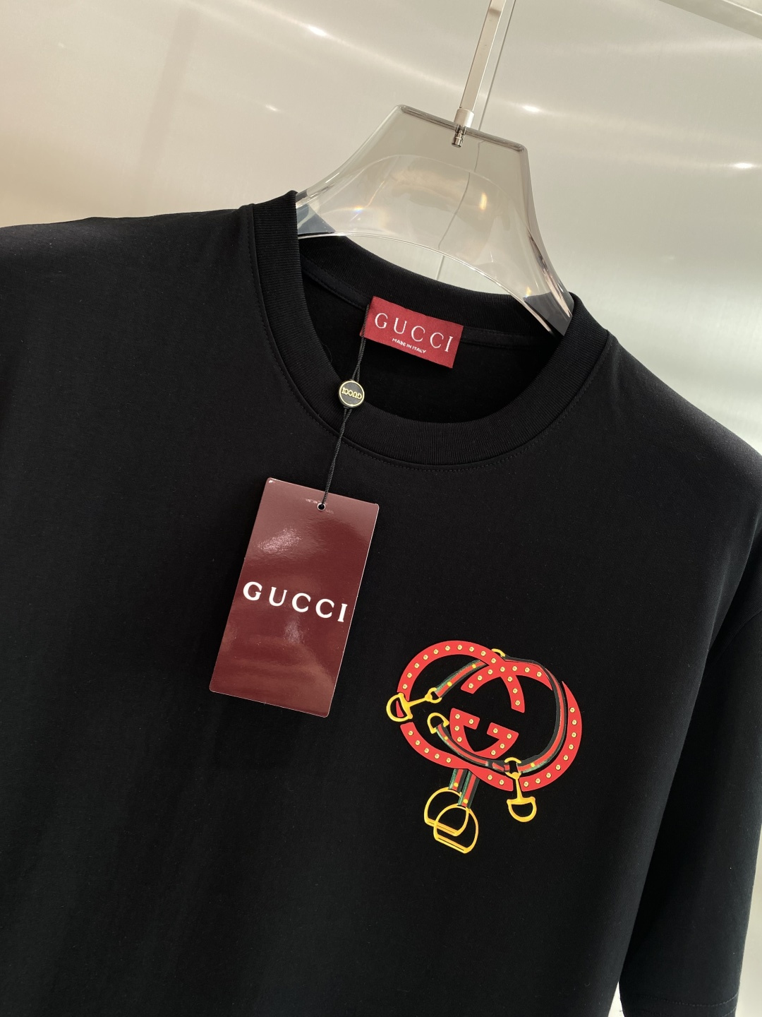 《𝙉𝙚𝙬🖤❤️古家》2026新款首发专柜最新款短袖圆领T恤 高端订制 设计前卫时尚！品牌logo工艺设计