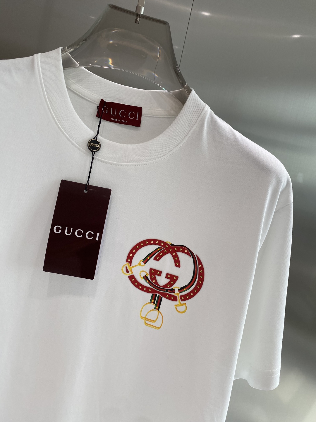 《𝙉𝙚𝙬🖤❤️古家》2026新款首发专柜最新款短袖圆领T恤 高端订制 设计前卫时尚！品牌logo工艺设计