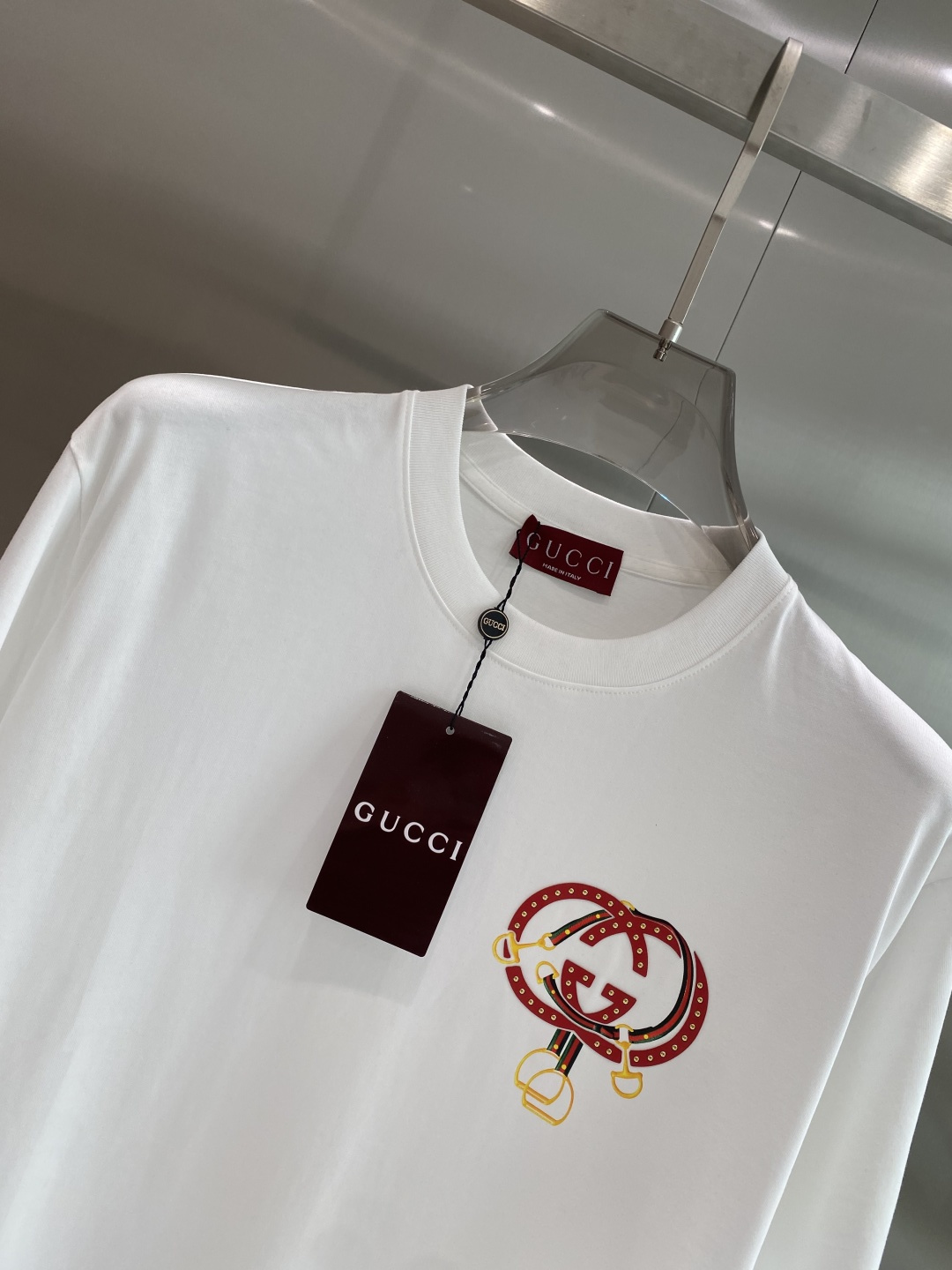 《𝙉𝙚𝙬🖤❤️古家》2026新款首发专柜最新款短袖圆领T恤 高端订制 设计前卫时尚！品牌logo工艺设计