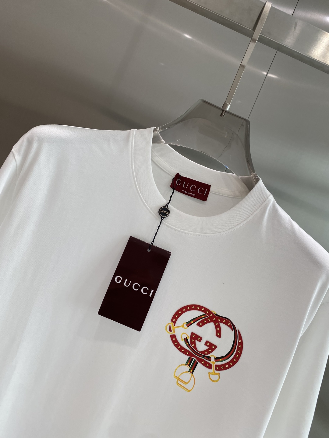 《𝙉𝙚𝙬🖤❤️古家》2026新款首发专柜最新款短袖圆领T恤 高端订制 设计前卫时尚！品牌logo工艺设计