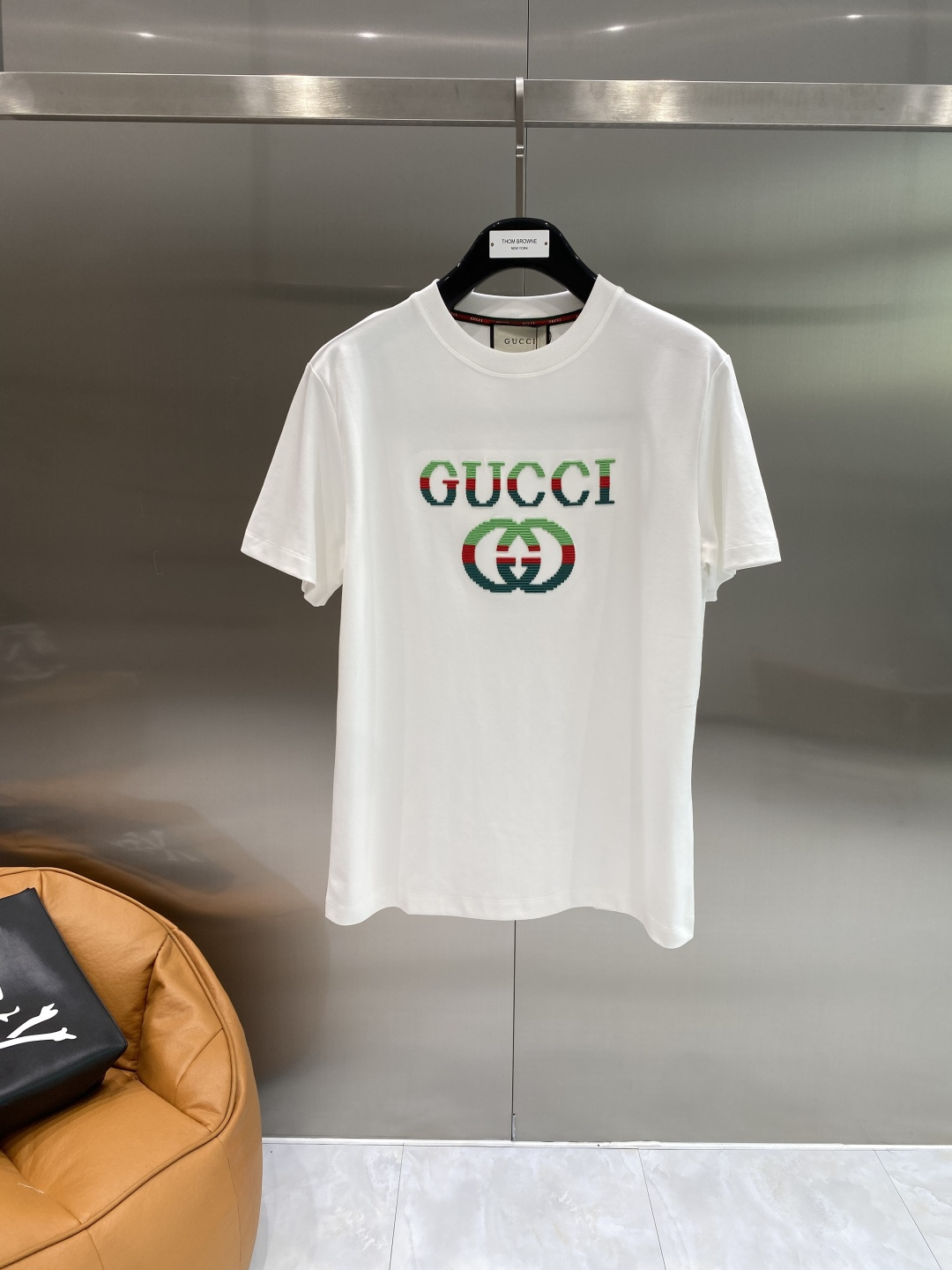 《𝙉𝙚𝙬🖤❤️古家》 2026新款首发专柜最新款短袖圆领T恤 高端订制 设计前卫时尚！品牌logo工艺设计 高端定制面料