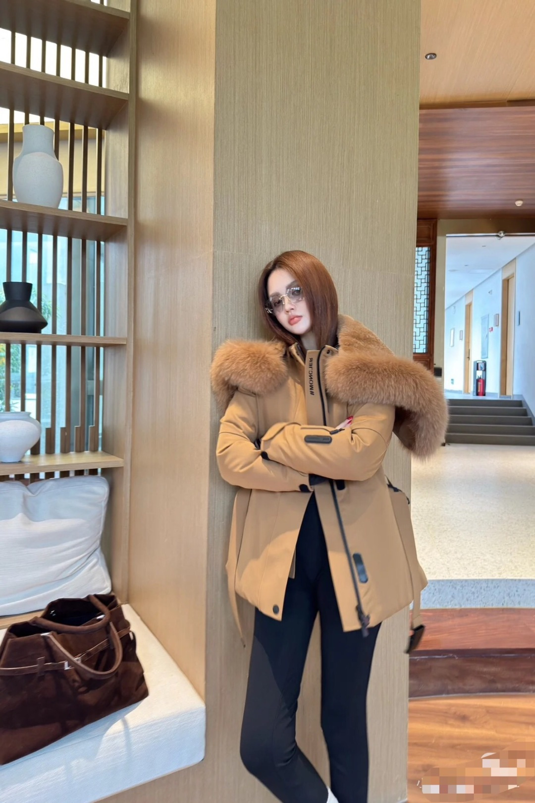 NO:577231,Coffee color, black model picture, alexander wang19860909咖色,黑色模特图,,alexander wang,Women's clothing