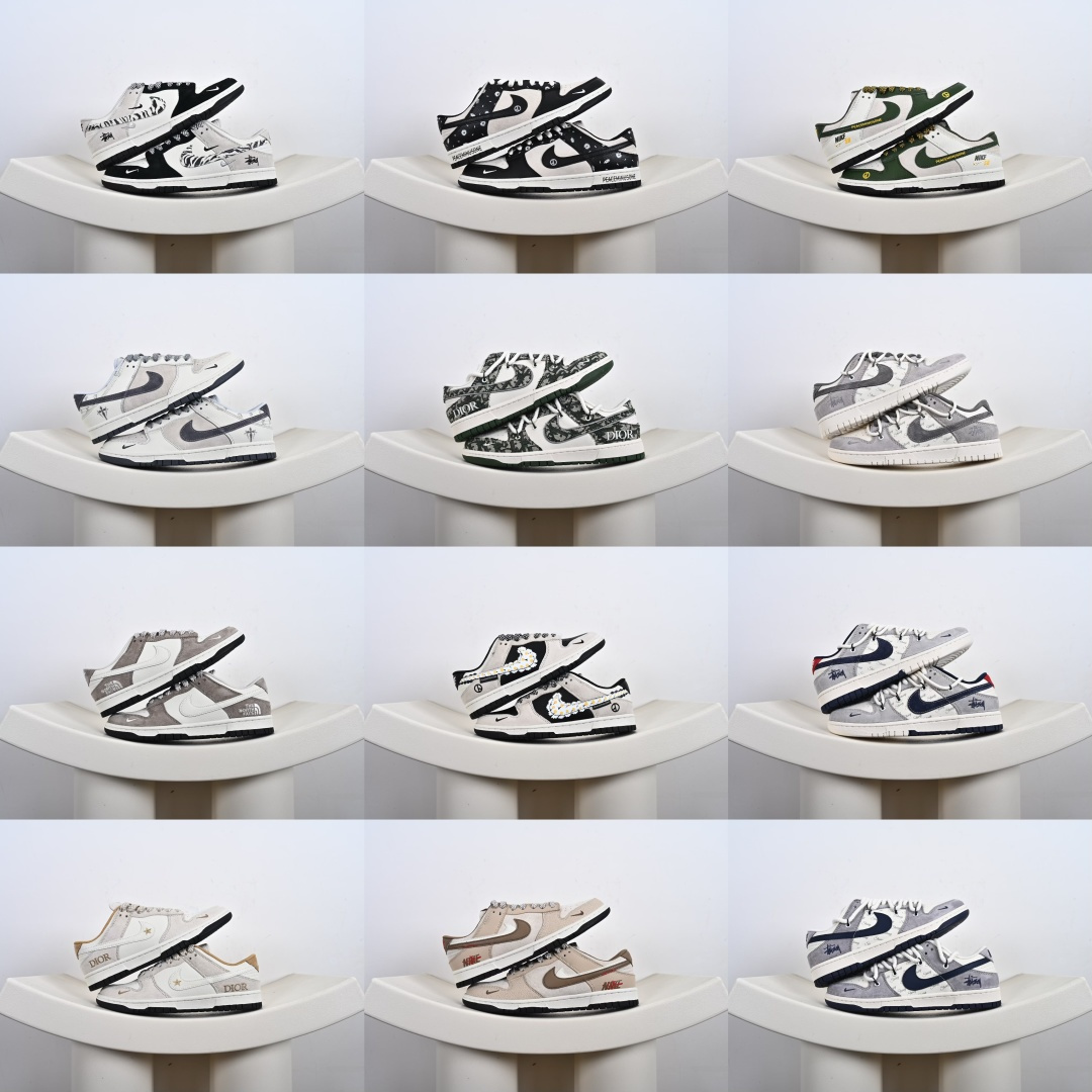 Nk SB Dunk Low 周年高端定制 低帮休闲板鞋 FC1688-138