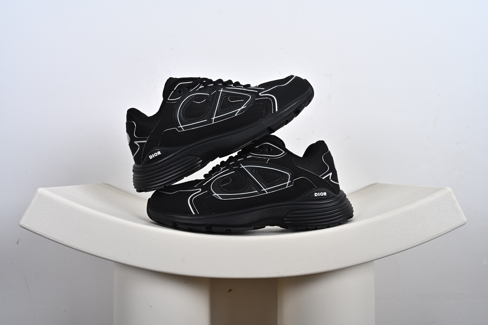 260 Dior 迪奥 Chrono 圆头系带 低帮复古真皮百搭运动休闲板鞋 3SN279ZAN H613