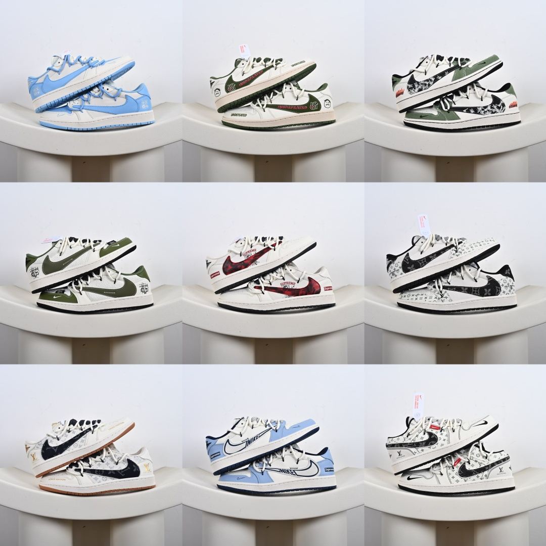 280 Travi Scott x Fragment Design x Air Jordan 1 Low OG SP AJ1 低帮文化休闲板鞋 DM7866-078