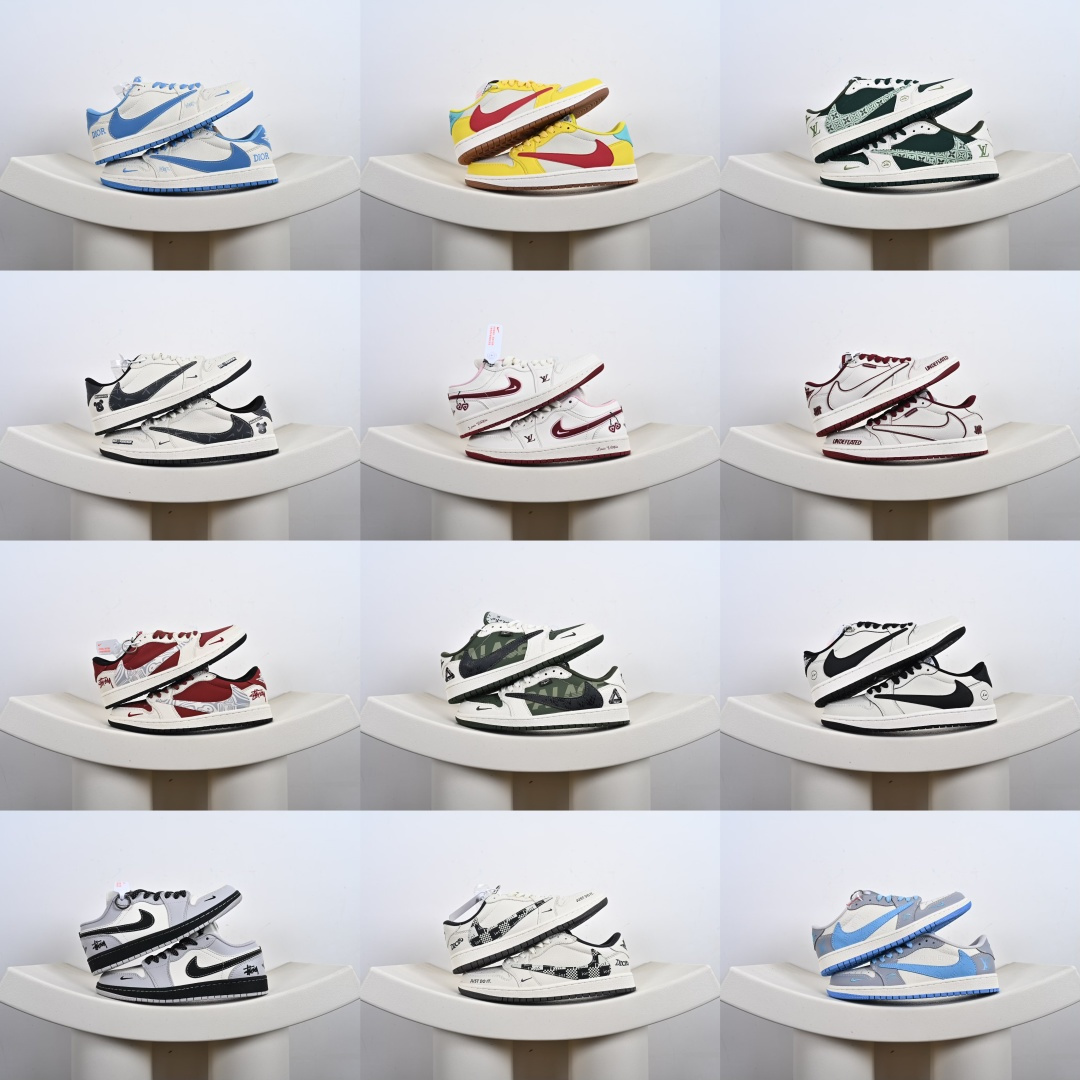 260 Travis Scott x Fragment Design x Air Jordan 1 Low OG SP AJ1 乔1 低帮文化休闲板鞋 YX5066-315