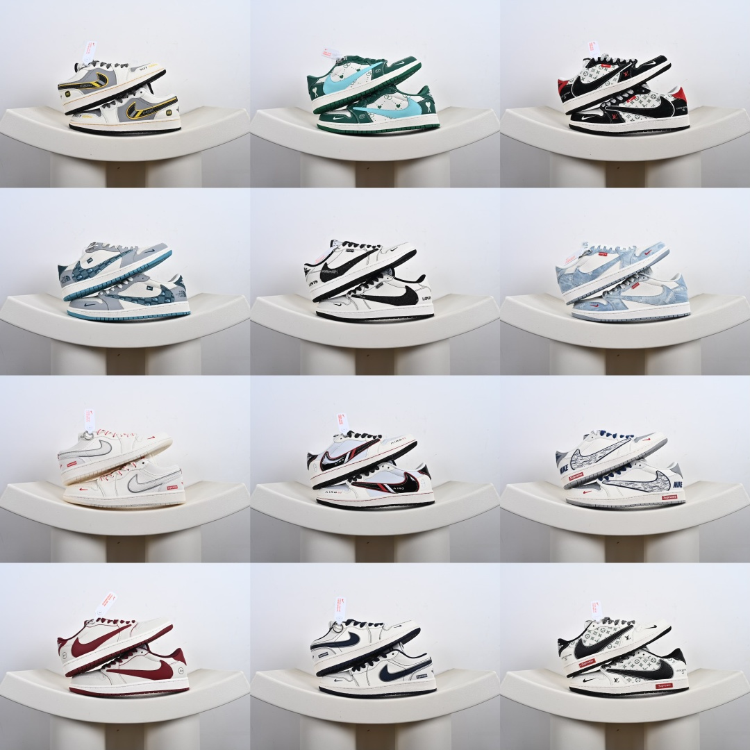 260 Travis Scott x Fragment Design x Air Jordan 1 Low OG SP AJ1 乔1 低帮文化休闲板鞋 YX5066-315