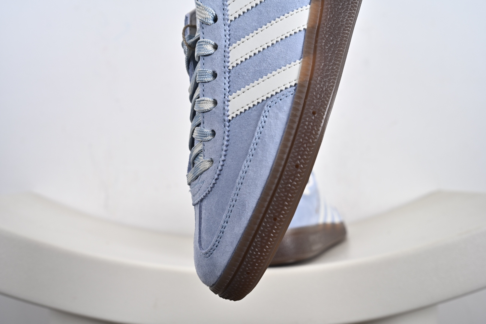 170 Adidas Handball Spezial 阿迪达斯经典款牛皮复古休闲板鞋 白蓝生胶 KI5933