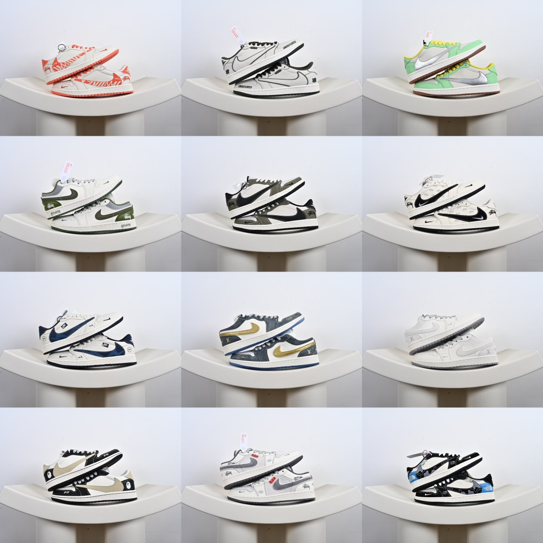 260 Travis Scott x Fragment Design x Air Jordan 1 Low OG SP AJ1 乔1 低帮文化休闲板鞋 XX3168-167