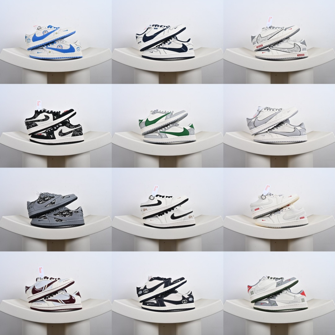 260 Travis Scott x Fragment Design x Air Jordan 1 Low OG SP AJ1 乔1 低帮文化休闲板鞋 XX3168-167